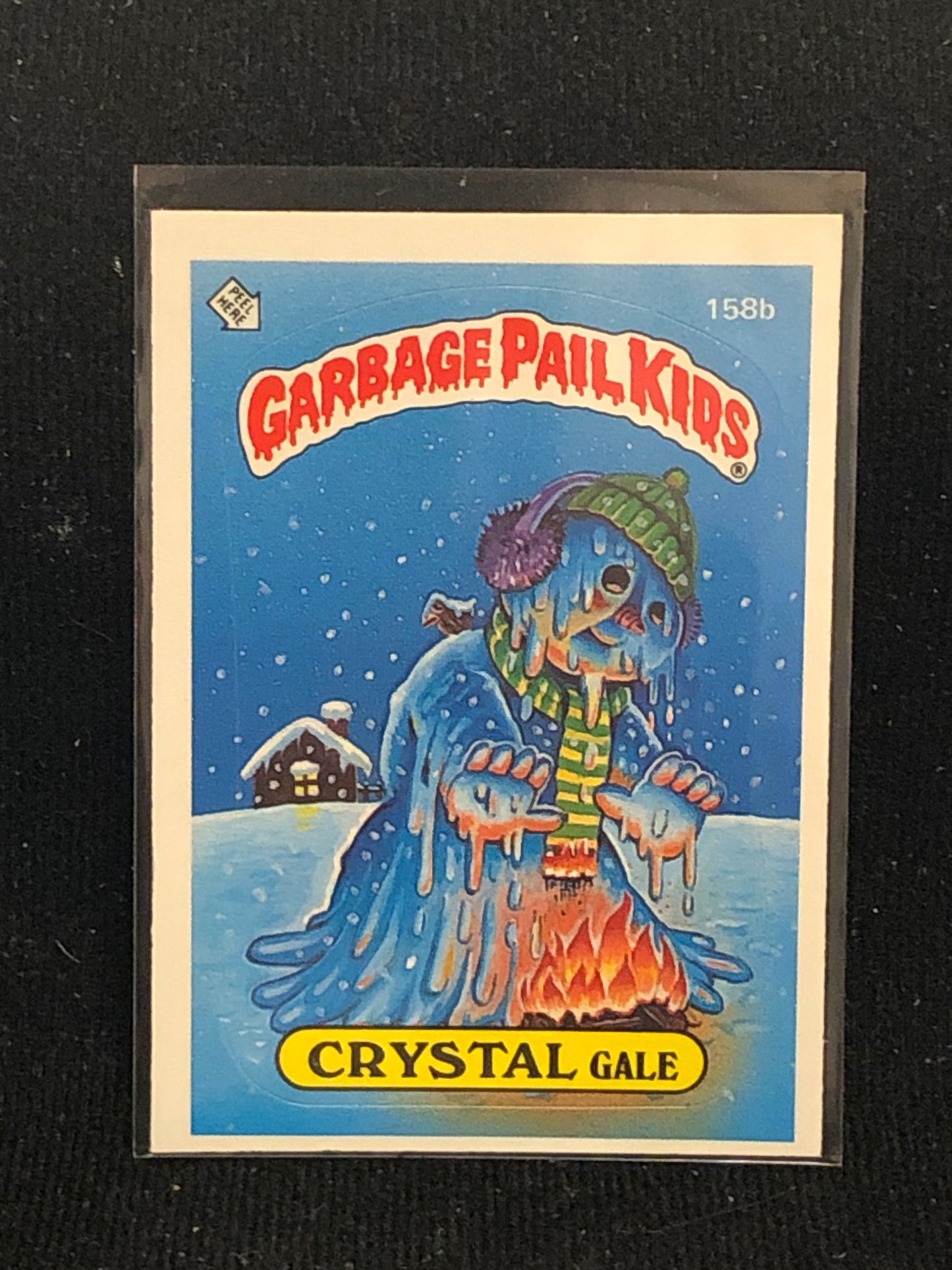 Garbage Pail Kids Original Series 4 (os4) 158b Crystal Gale