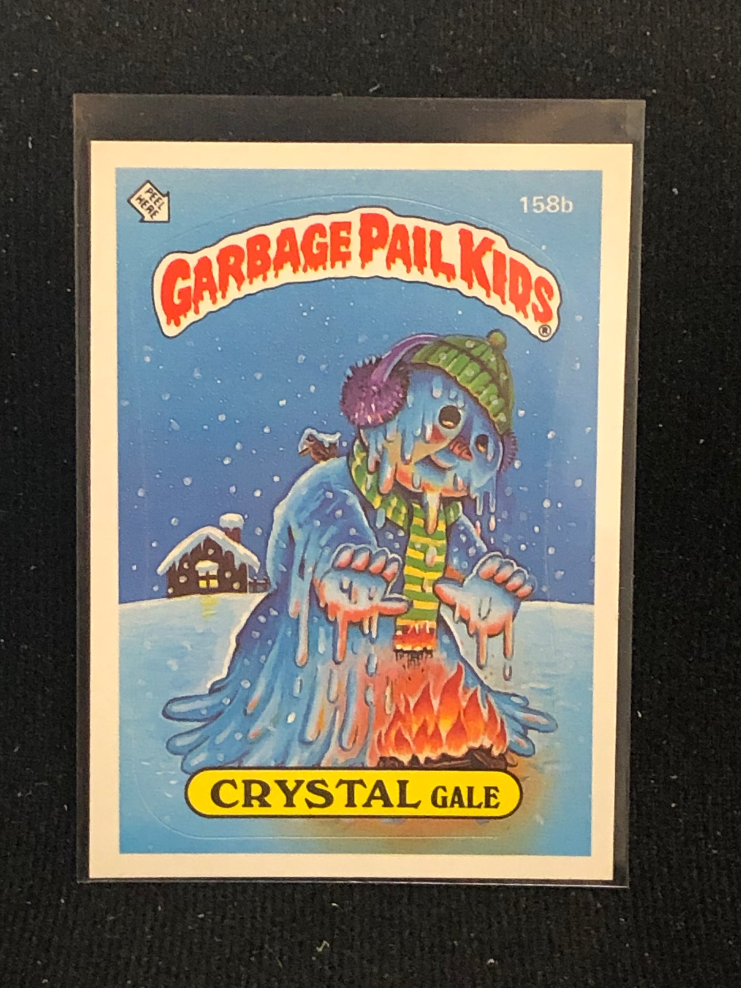 Garbage Pail Kids Original Series 4 (os4) 158b Crystal Gale