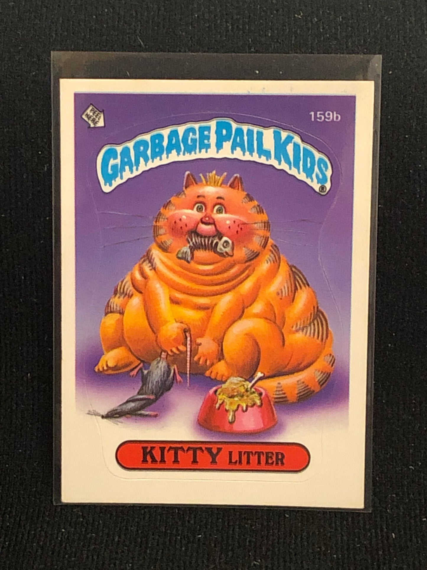 Garbage Pail Kids Original Series 4 (os4) 159b Kitty Litter