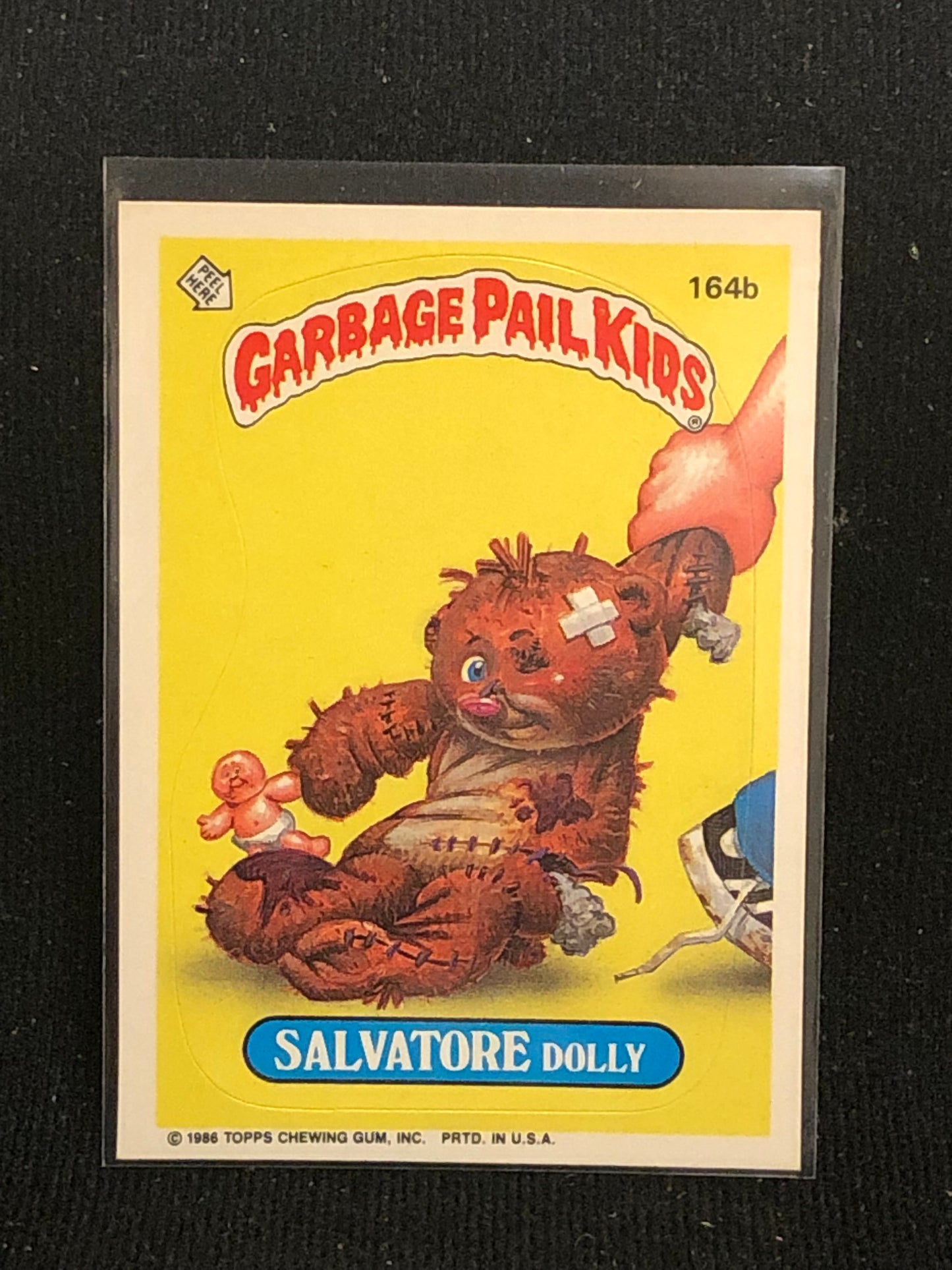 Garbage Pail Kids Original Series 4 (os4) 164b Salvatore Dolly