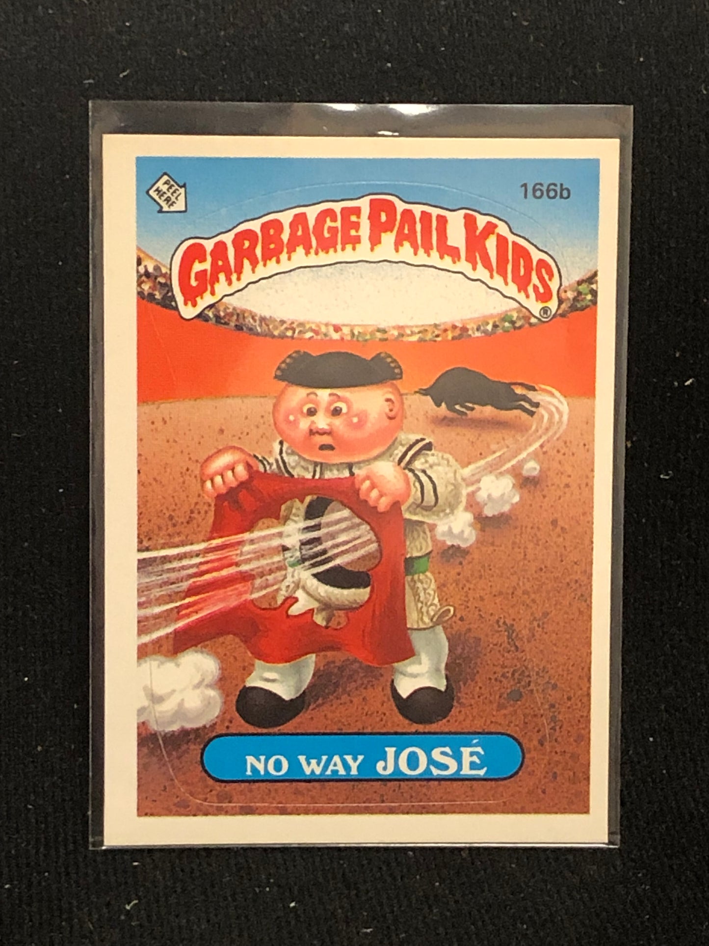 Garbage Pail Kids Original Series 4 (os4) 166b No Way Jose