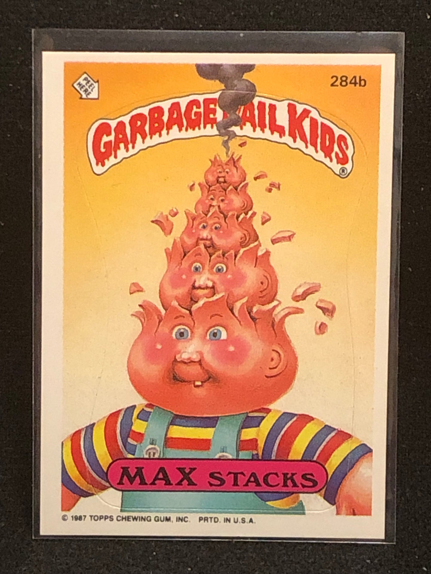 Garbage Pail Kids Original Series 7 (os7) 284b Max Stacks
