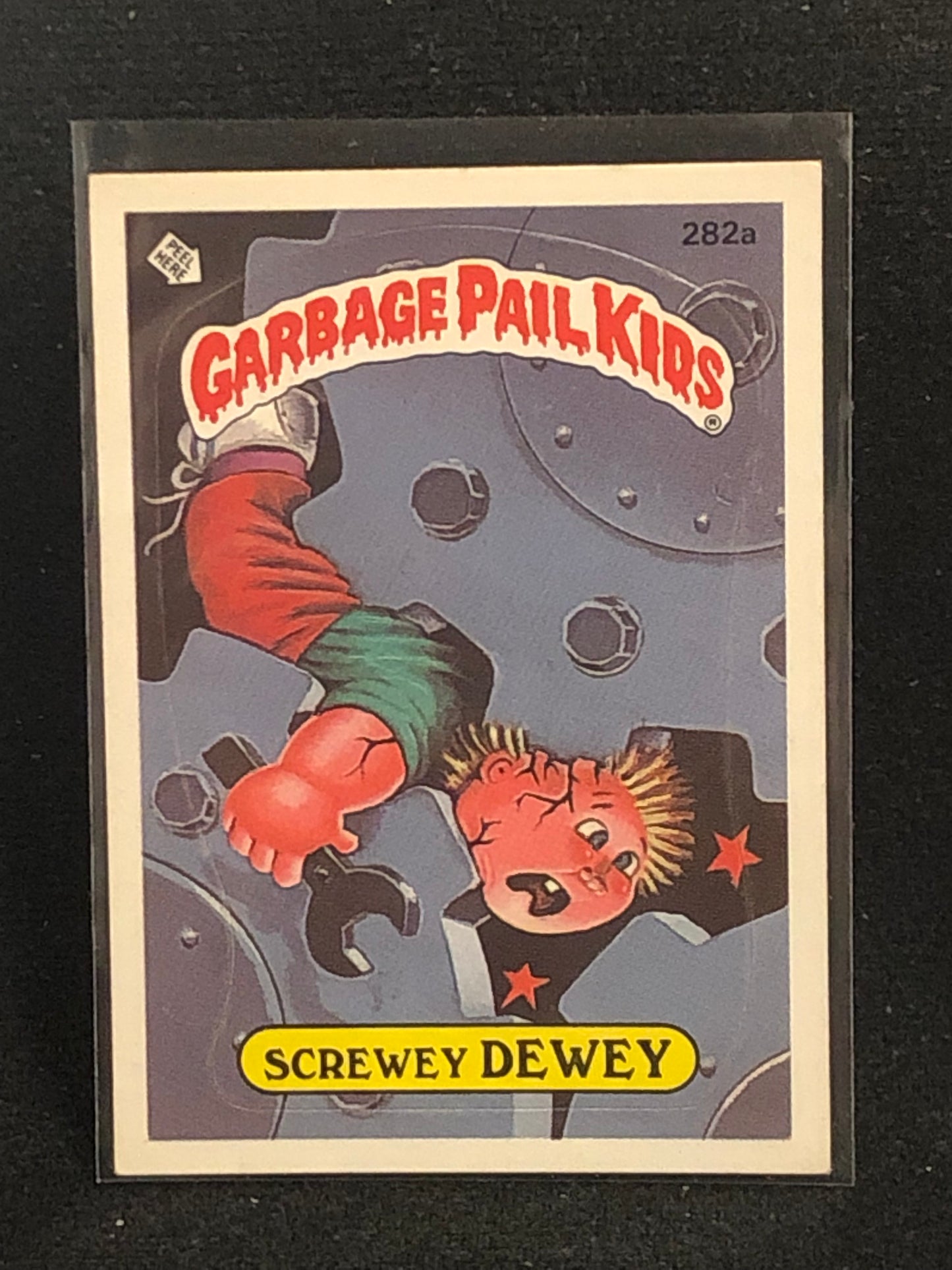 Garbage Pail Kids Original Series 7 (os7) 282a Screwey Dewey