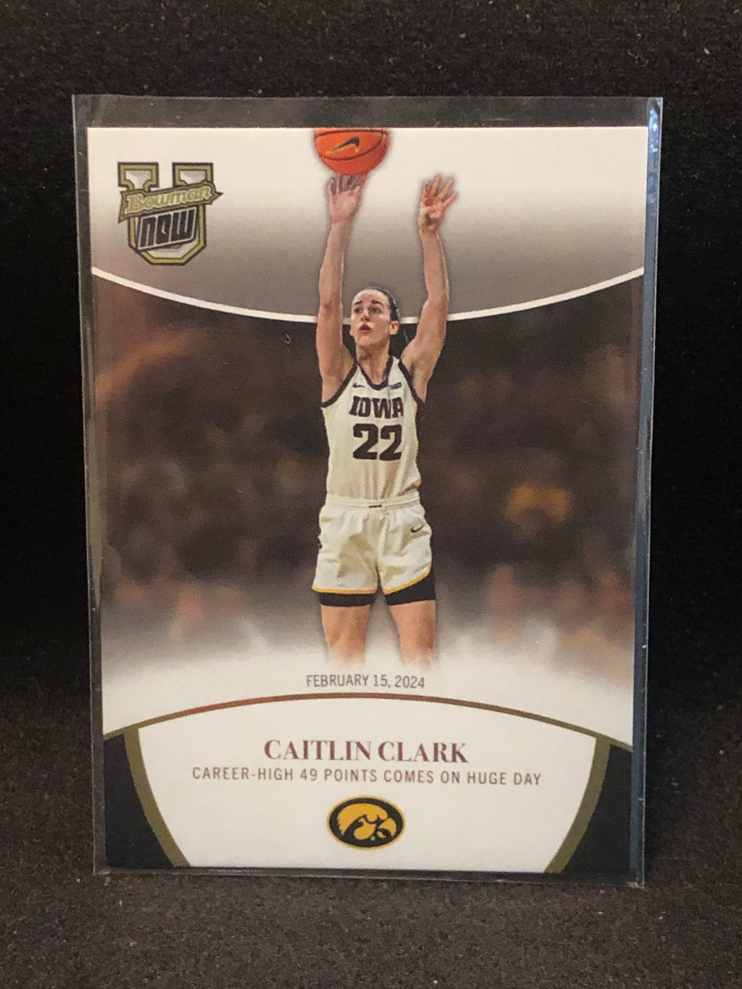 2023-2024 Bowman U NOW Caitlin Clark Collegiate Campaign U-PICK Singles