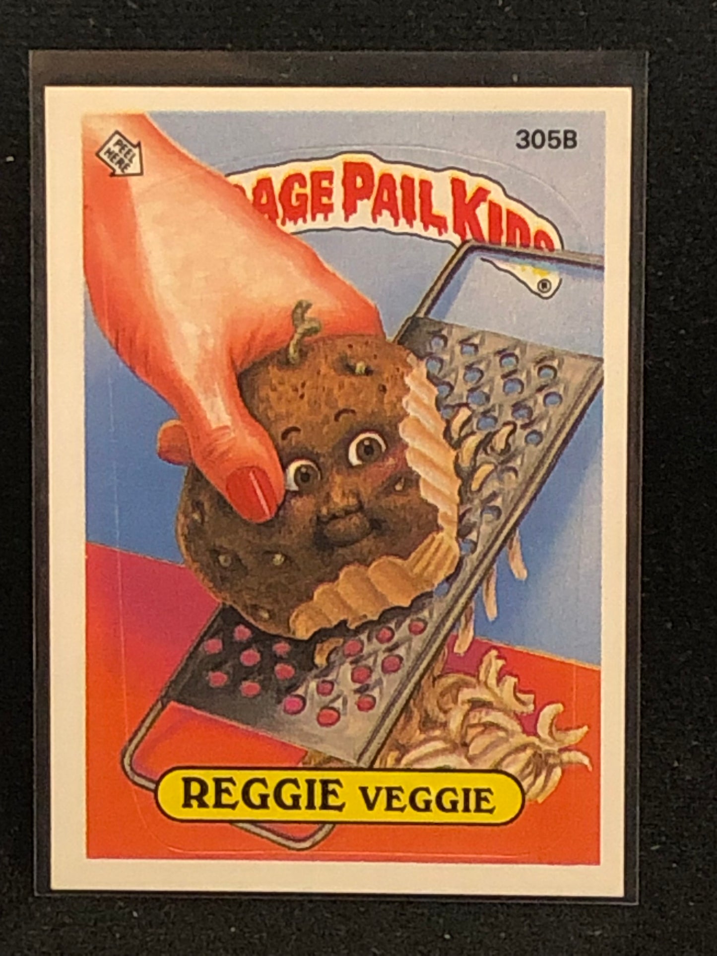 Garbage Pail Kids Original Series 8 (os8) 305b Reggie Veggie