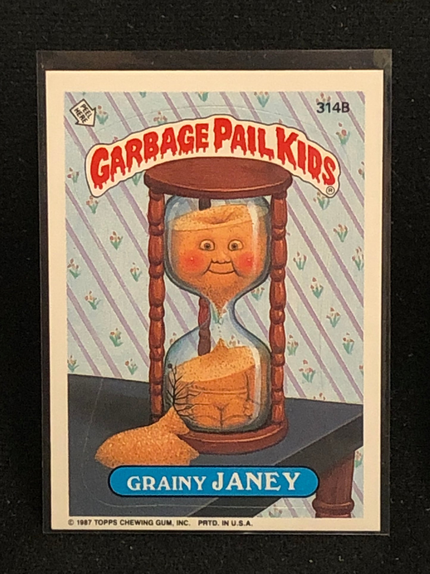 Garbage Pail Kids Original Series 8 (os8) 314b Grainy Janey