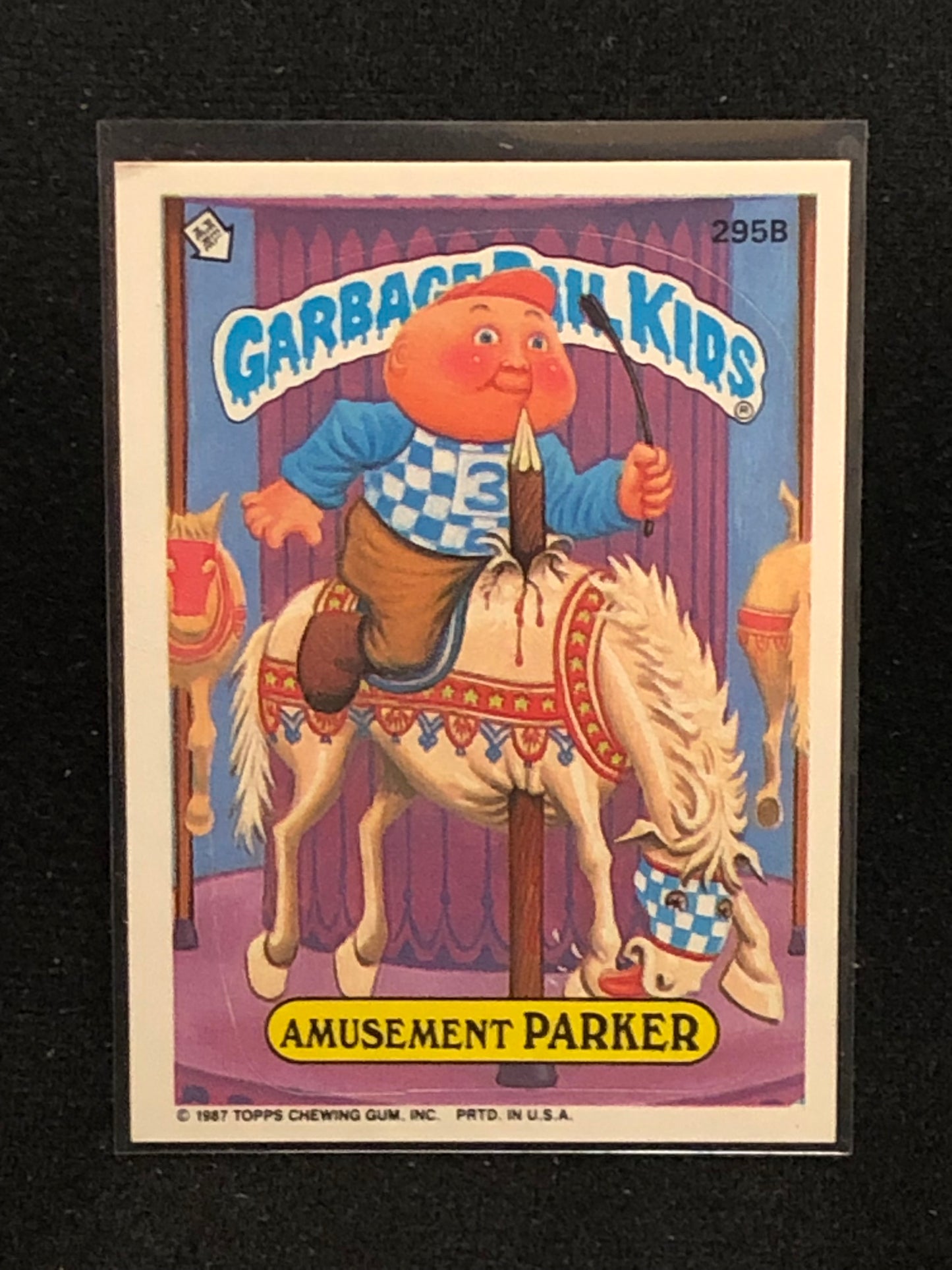 Garbage Pail Kids Original Series 8 (os8) 295b Amusement Parker