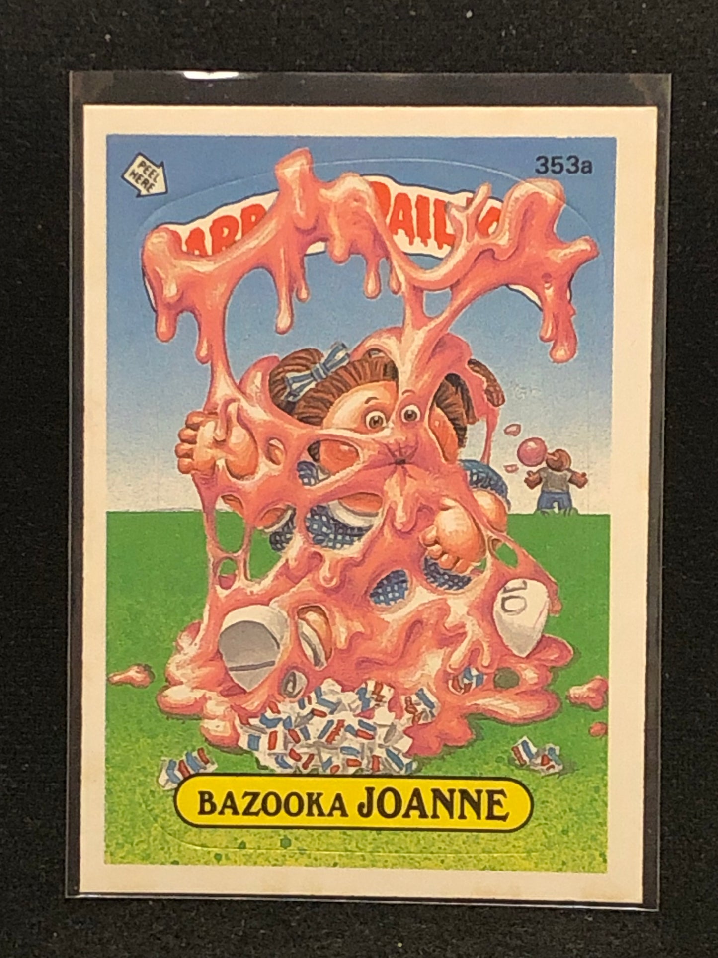 Garbage Pail Kids Original Series 9 (os9) 353a Bazooka Joanne