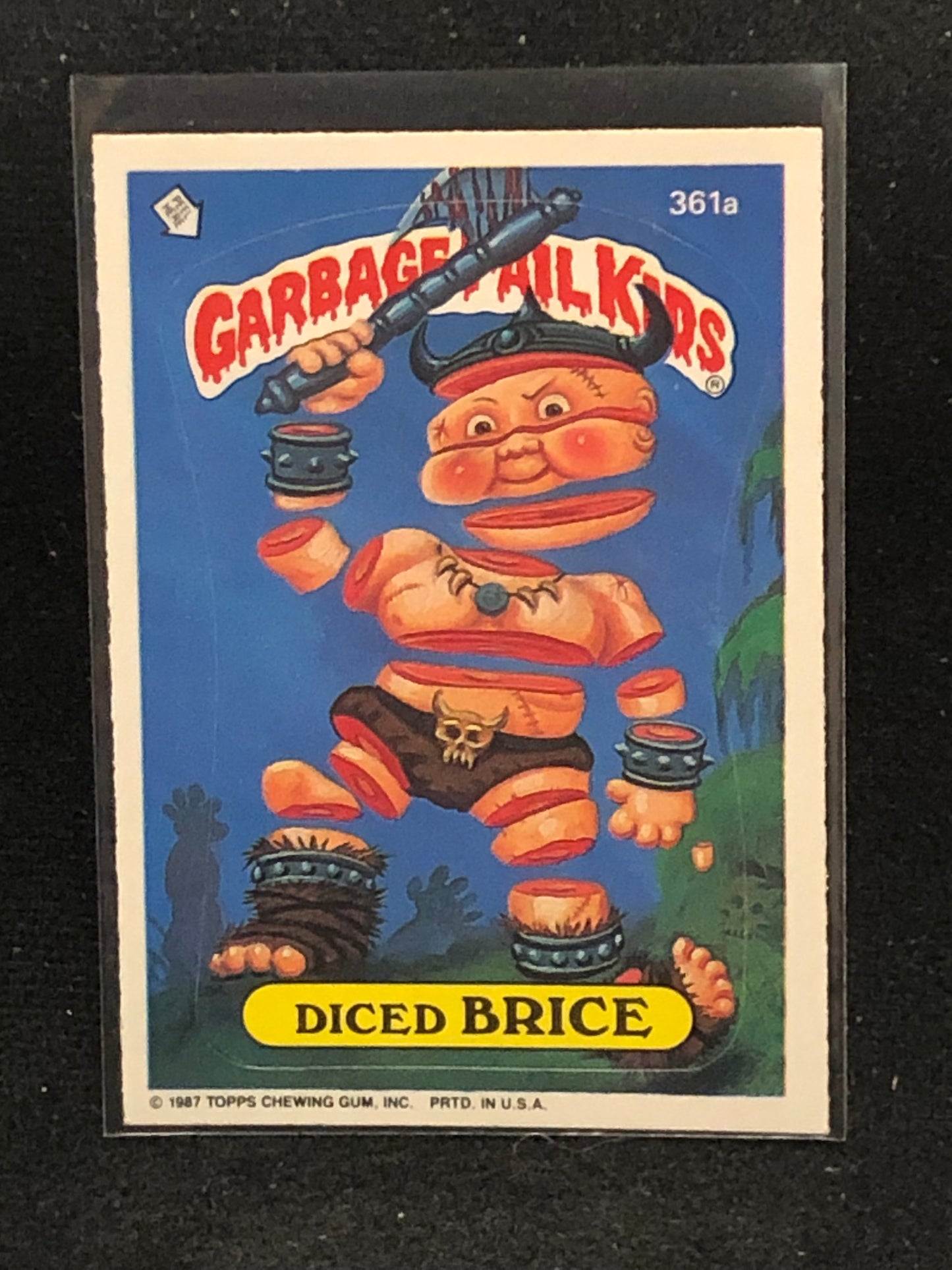 Garbage Pail Kids Original Series 9 (os9) 361a Diced Brice