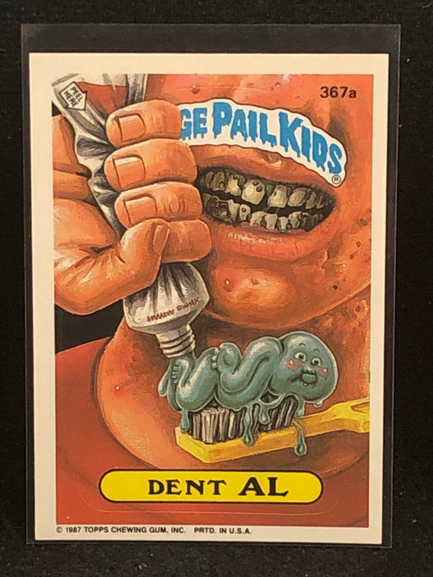 Garbage Pail Kids Original Series 9 (os9) 367a Dent Al