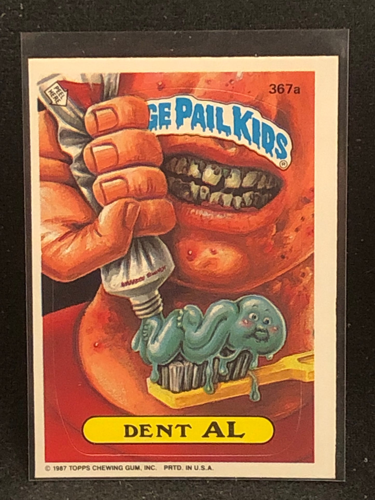 Garbage Pail Kids Original Series 9 (os9) 367a Dent Al