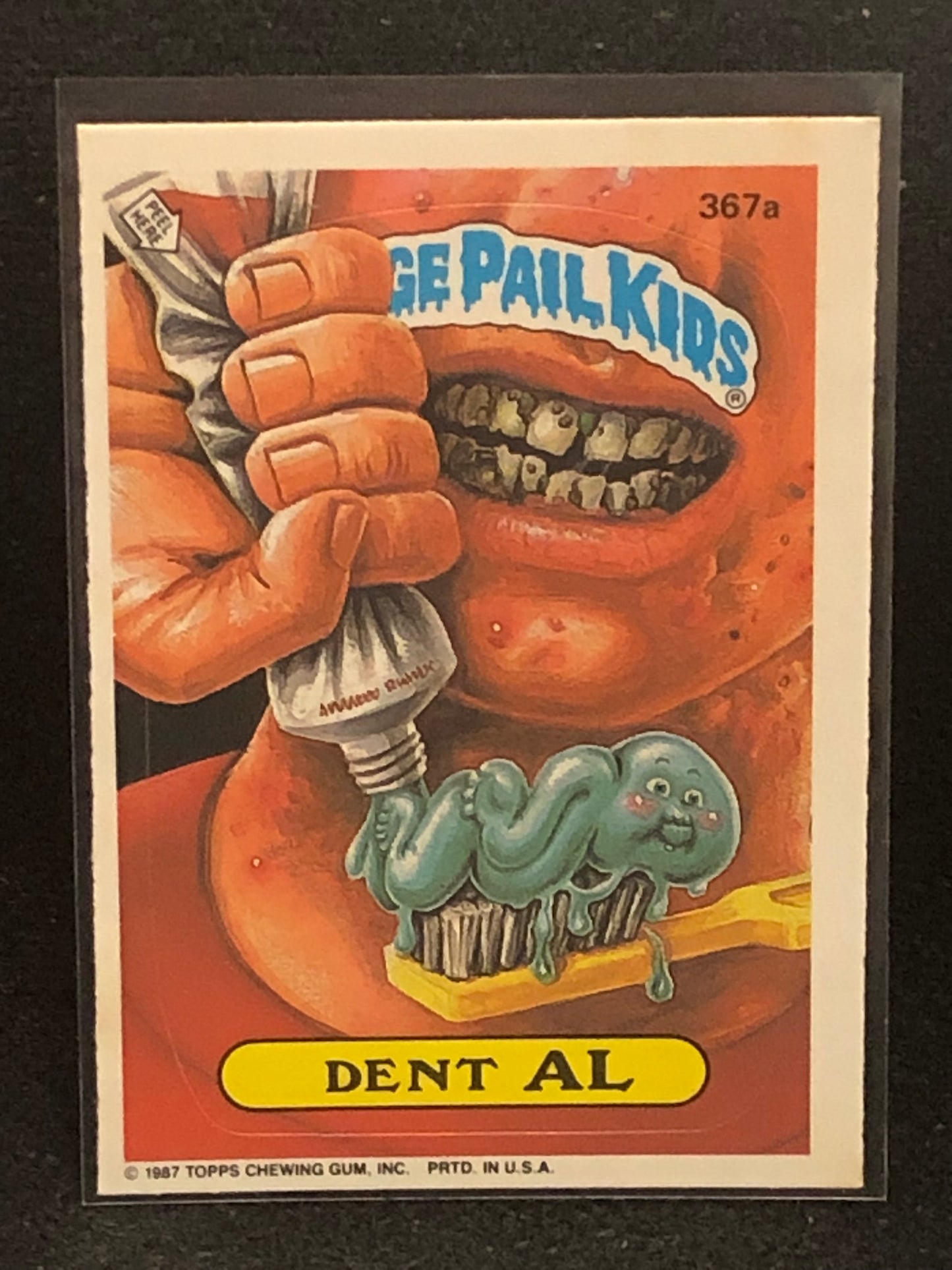 Garbage Pail Kids Original Series 9 (os9) 367a Dent Al