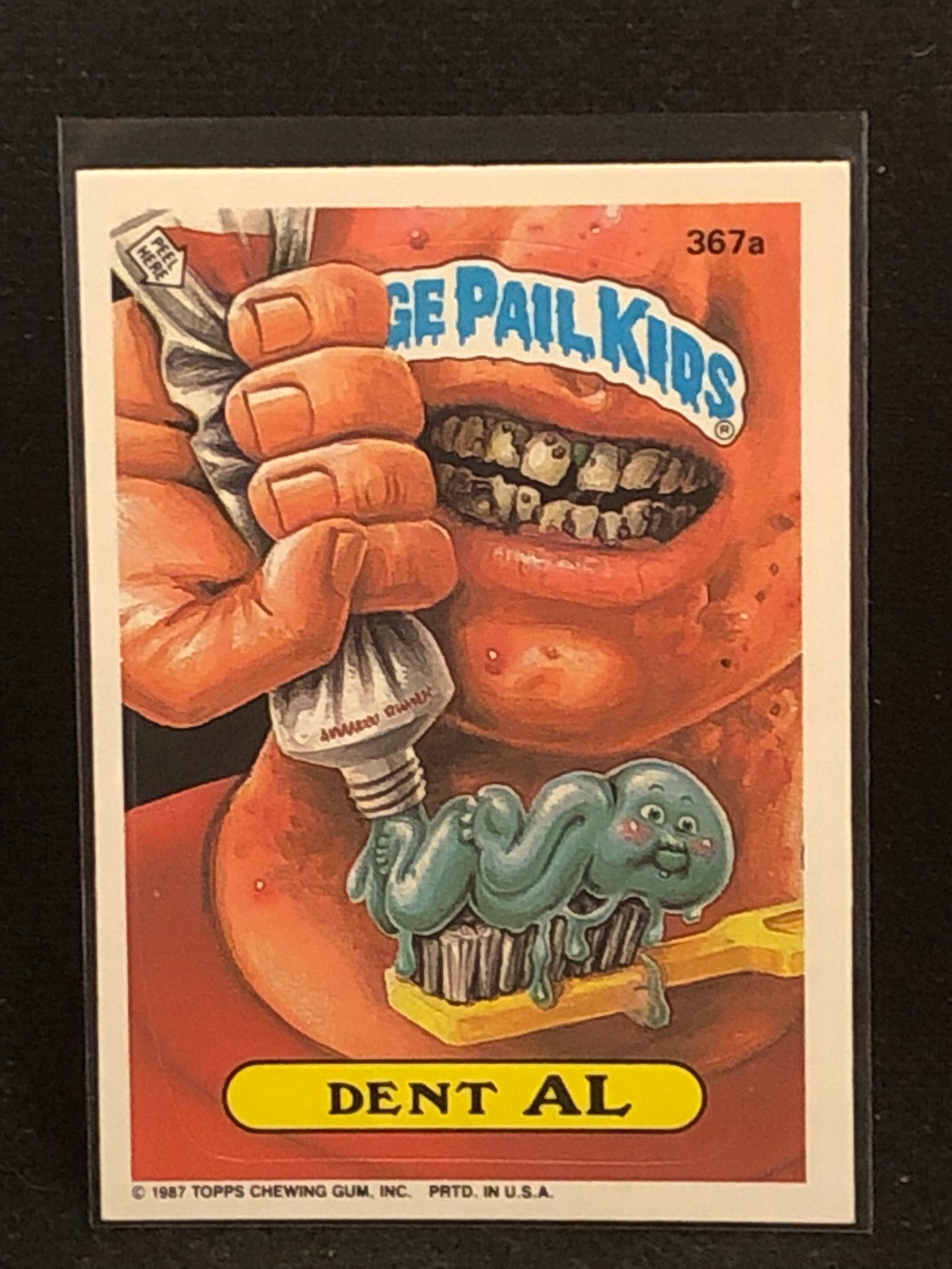 Garbage Pail Kids Original Series 9 (os9) 367a Dent Al