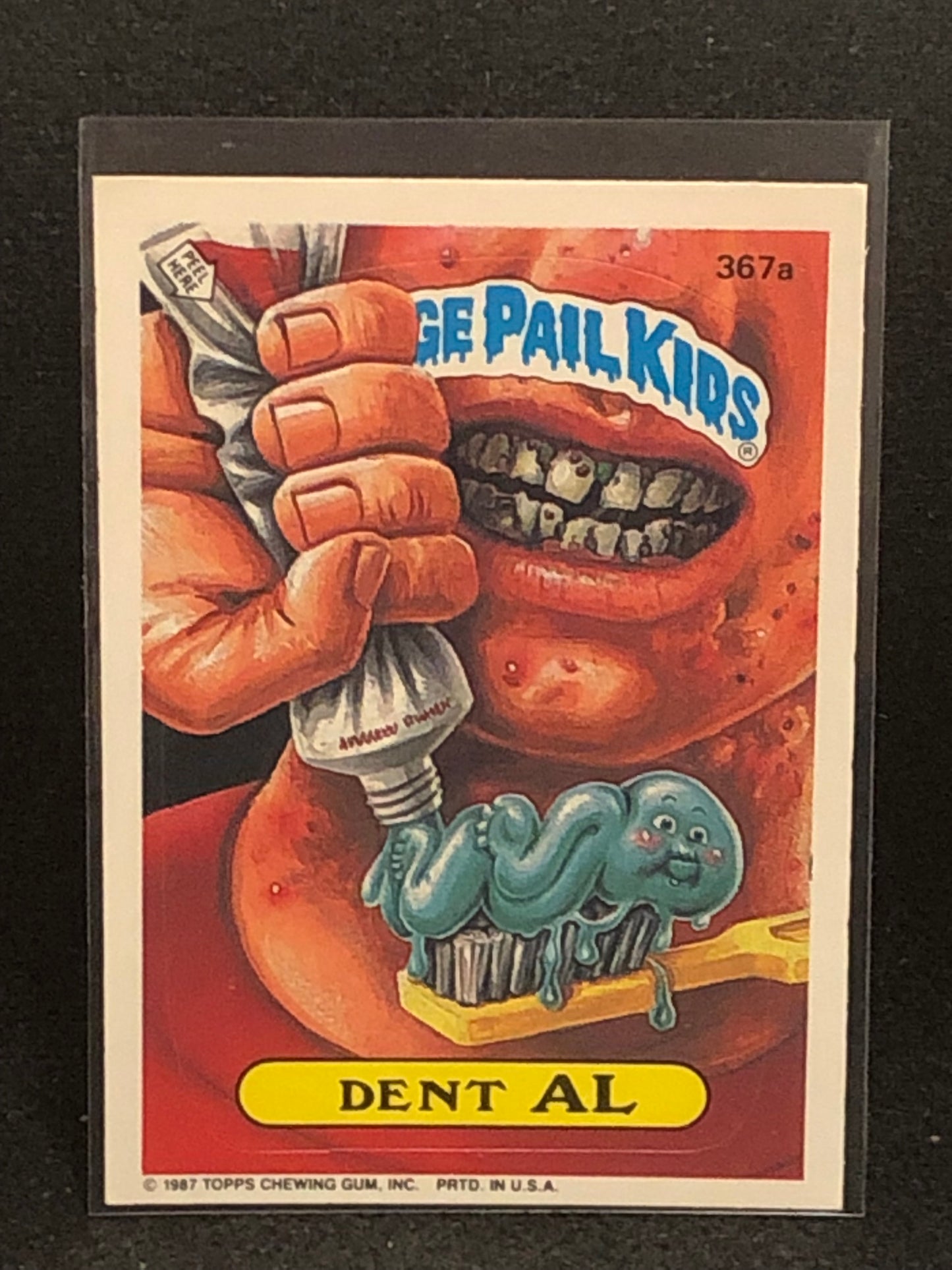 Garbage Pail Kids Original Series 9 (os9) 367a Dent Al