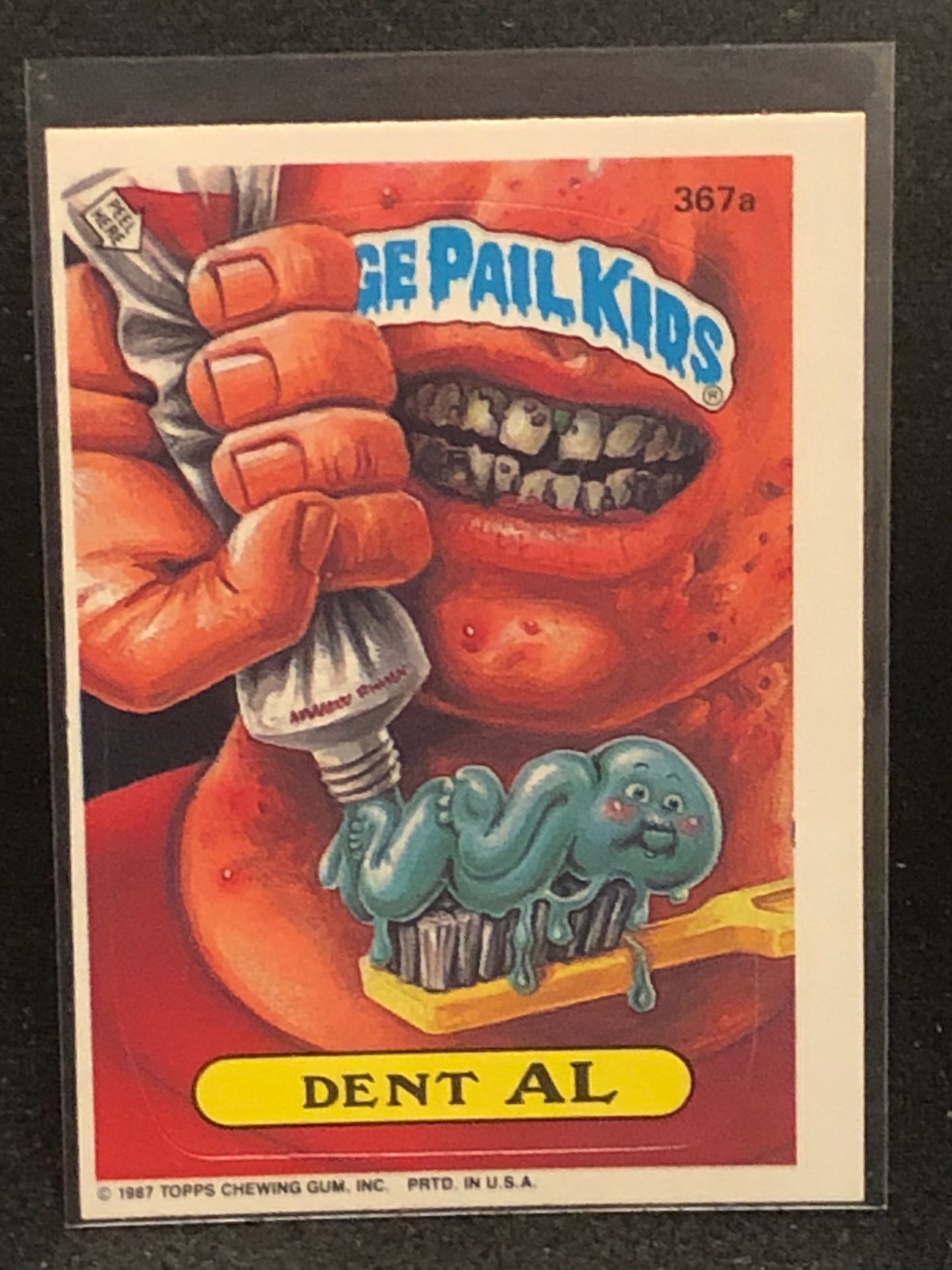 Garbage Pail Kids Original Series 9 (os9) 367a Dent Al
