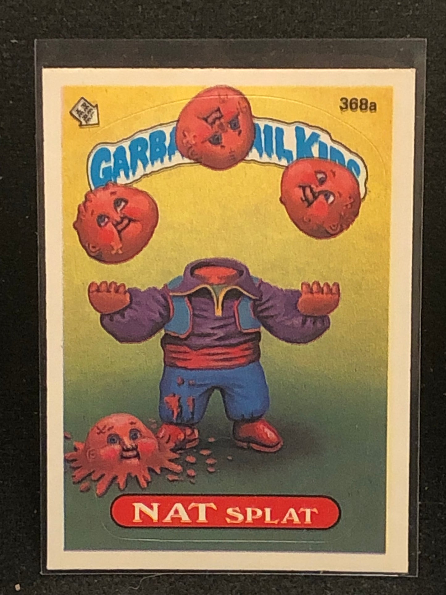 Garbage Pail Kids Original Series 9 (os9) 368a Nat Splat