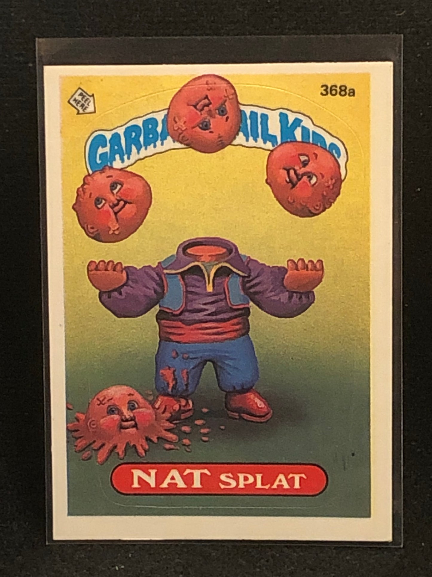 Garbage Pail Kids Original Series 9 (os9) 368a Nat Splat