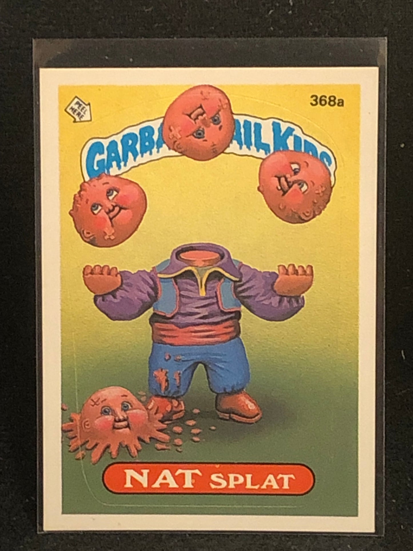 Garbage Pail Kids Original Series 9 (os9) 368a Nat Splat