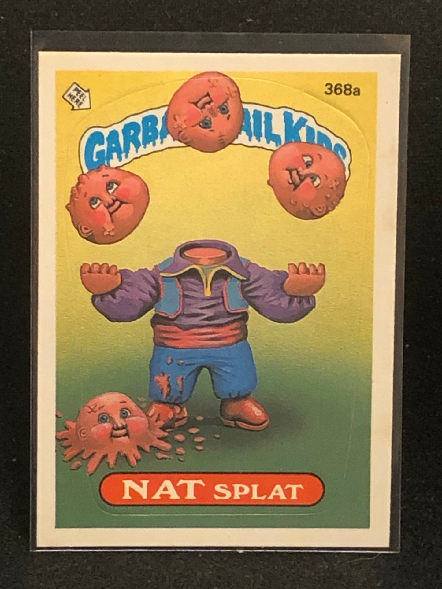 Garbage Pail Kids Original Series 9 (os9) 368a Nat Splat