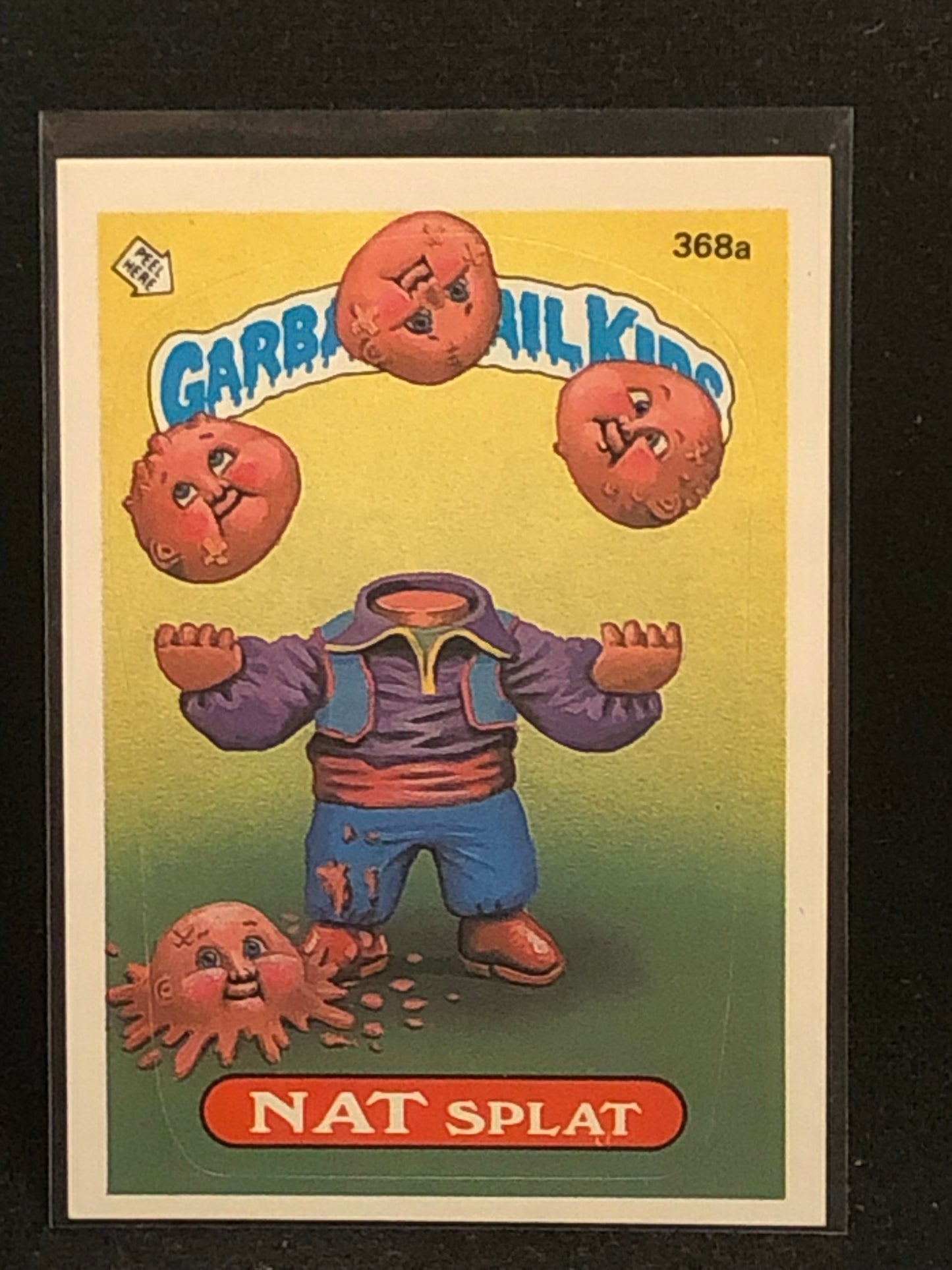 Garbage Pail Kids Original Series 9 (os9) 368a Nat Splat