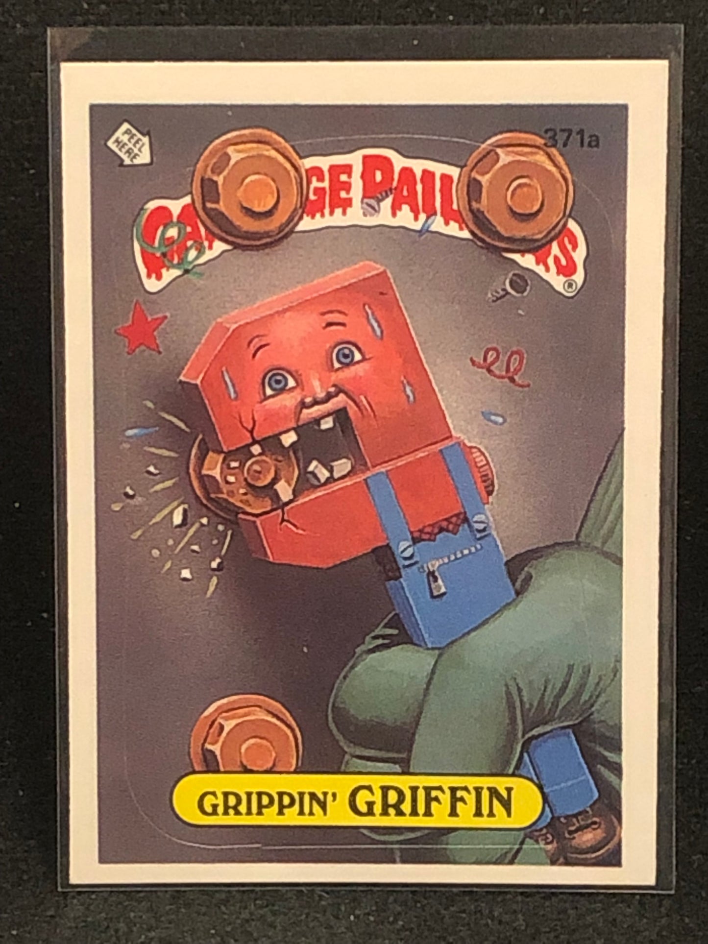 Garbage Pail Kids Original Series 9 (os9) 371a Grippin Griffin