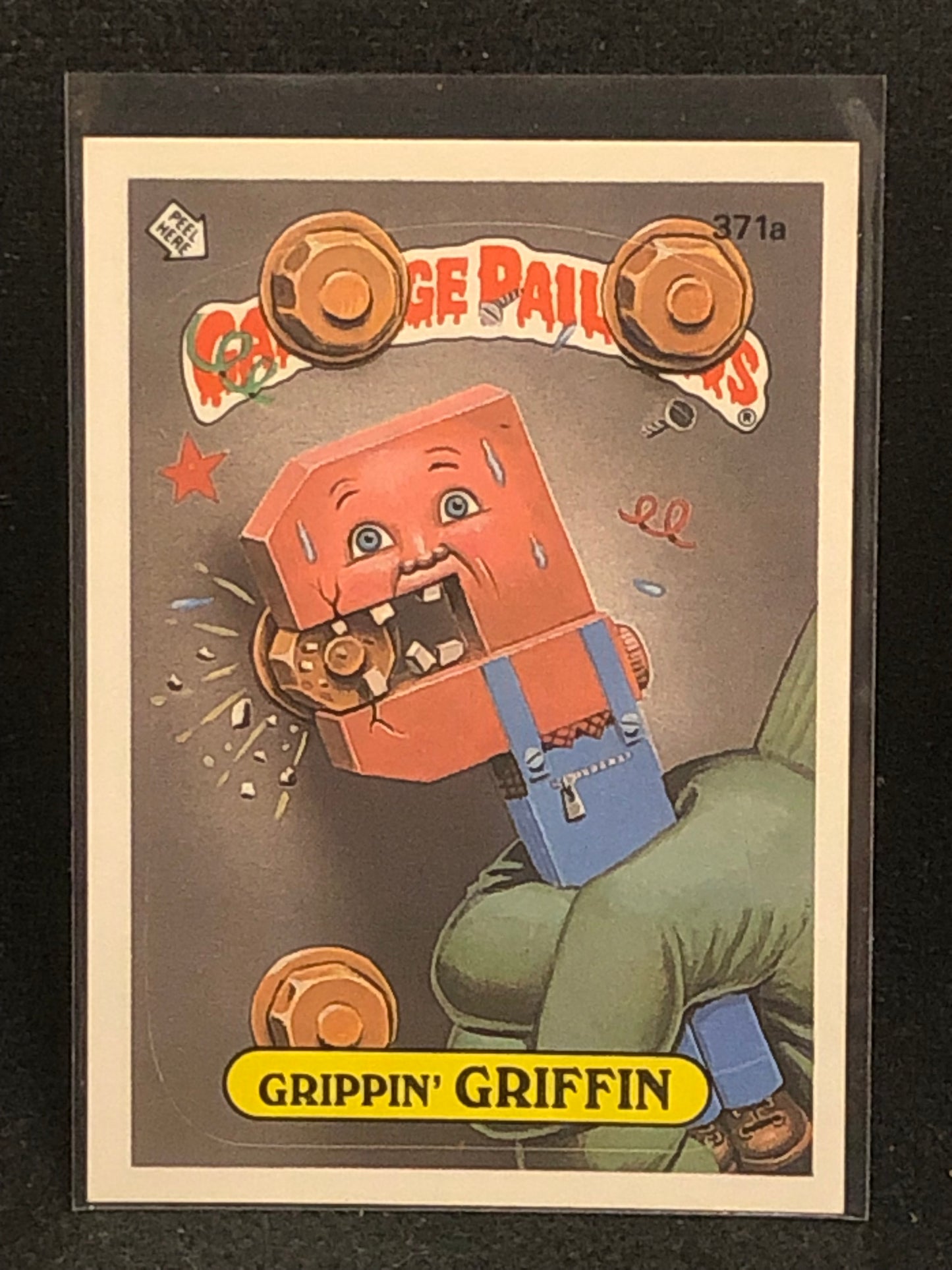 Garbage Pail Kids Original Series 9 (os9) 371a Grippin Griffin