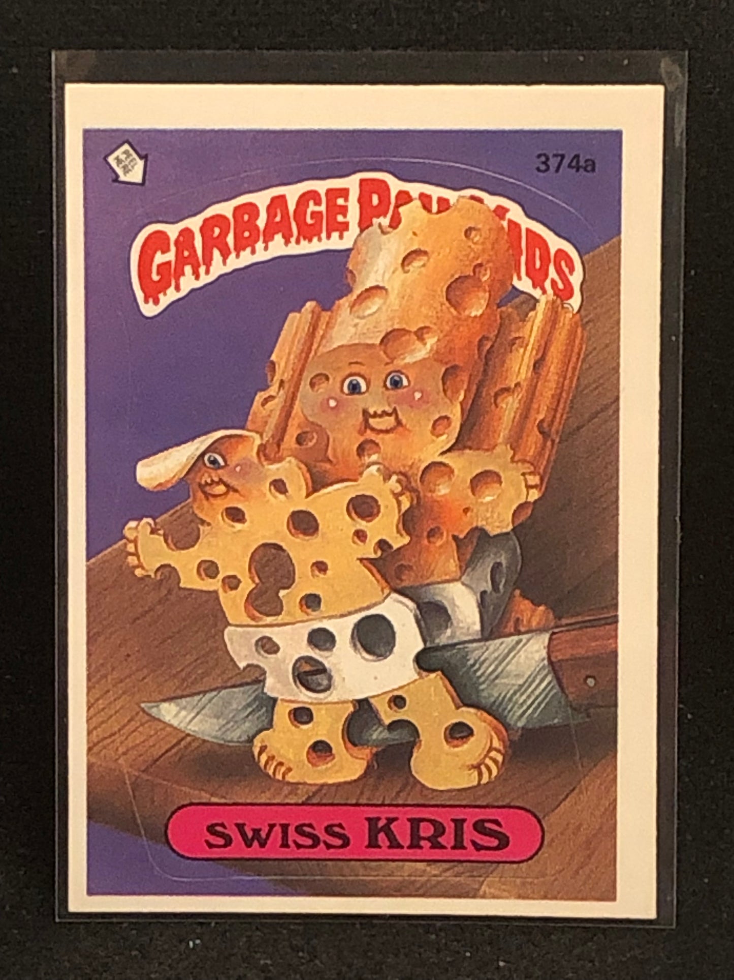 Garbage Pail Kids Original Series 9 (os9) 374a Swiss Kris