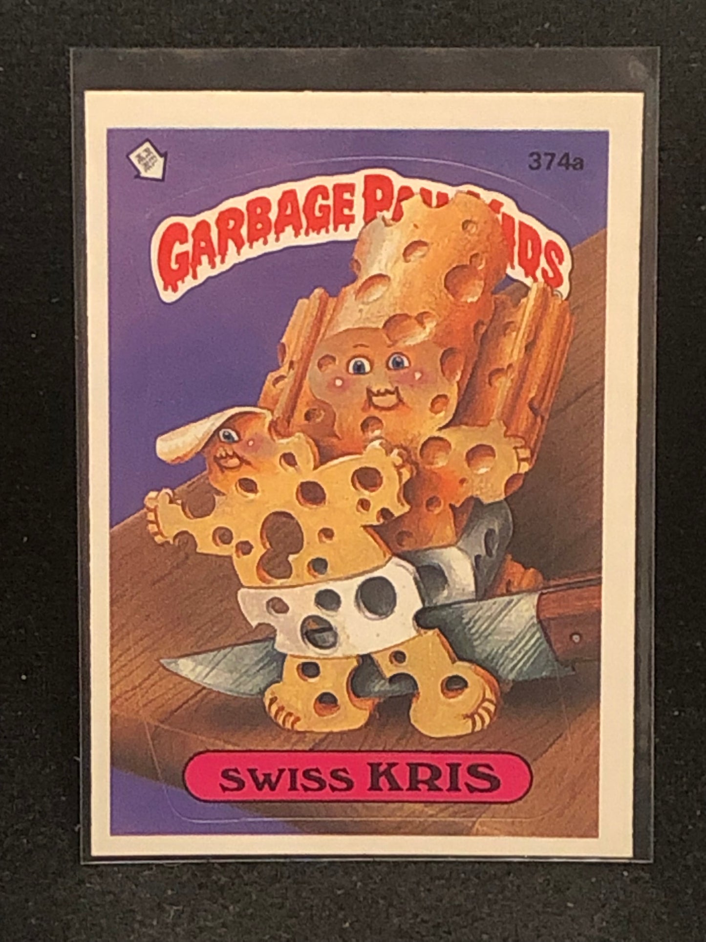 Garbage Pail Kids Original Series 9 (os9) 374a Swiss Kris