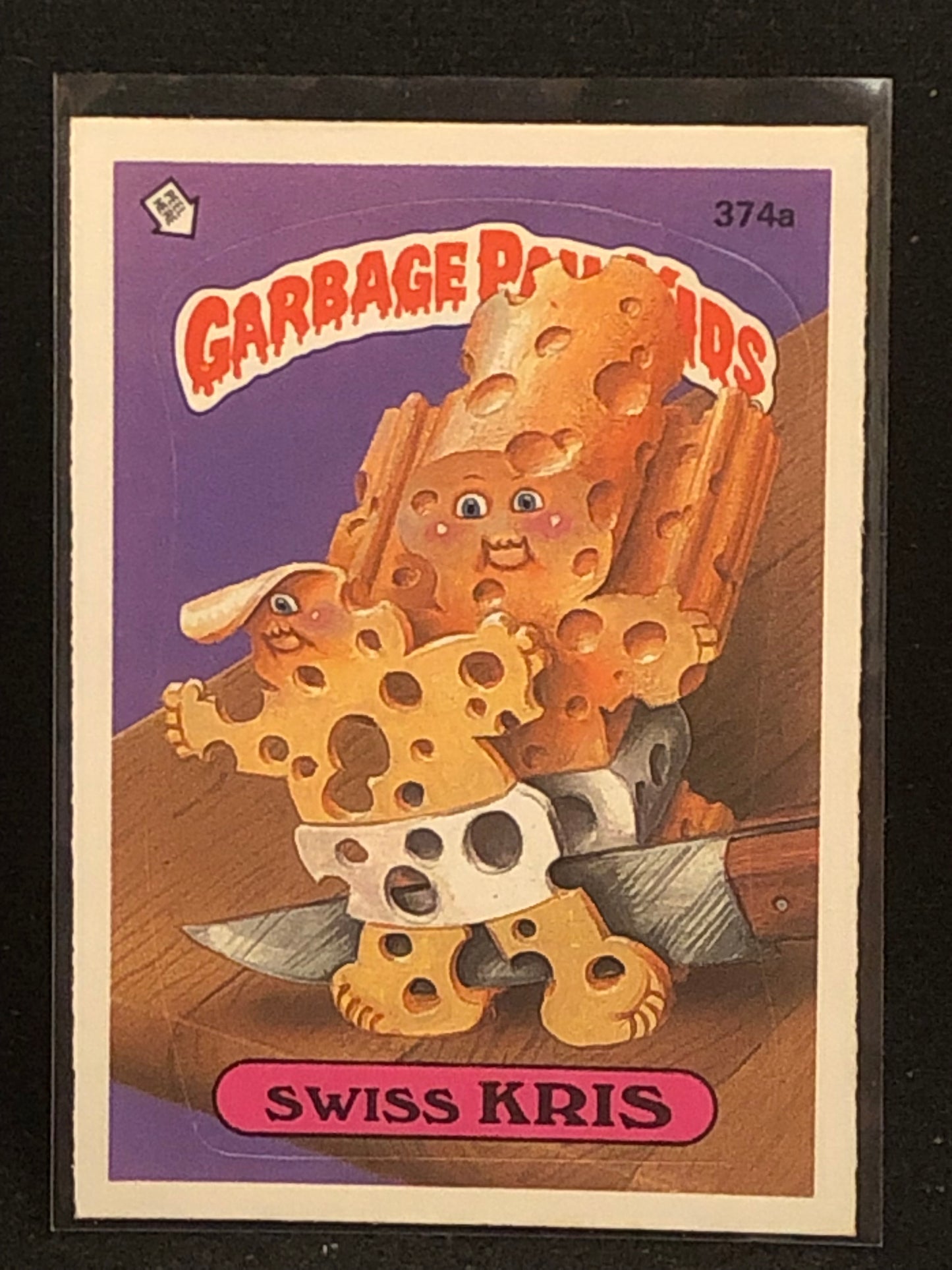 Garbage Pail Kids Original Series 9 (os9) 374a Swiss Kris
