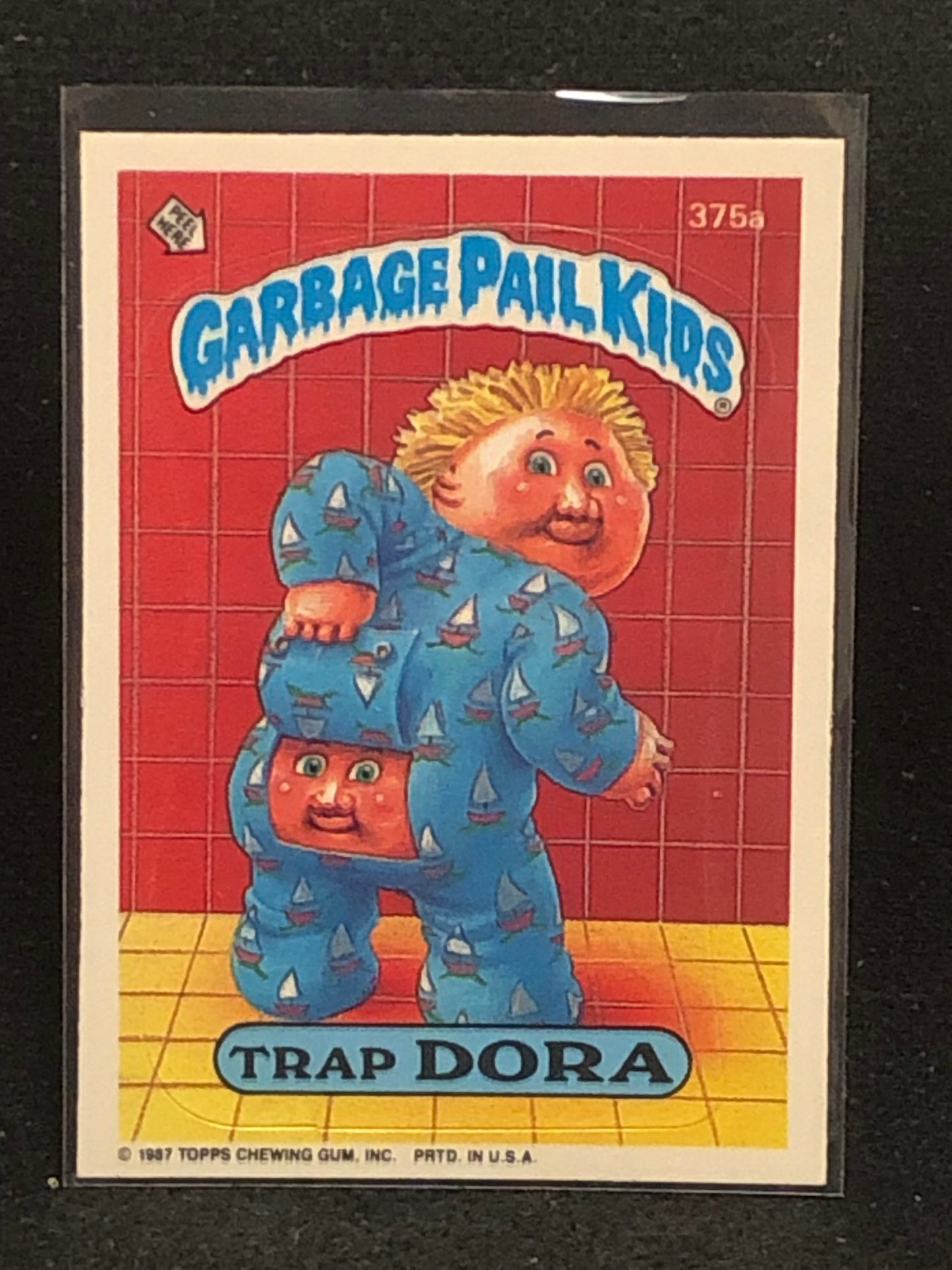 Garbage Pail Kids Original Series 9 (os9) 375a Trap Dora