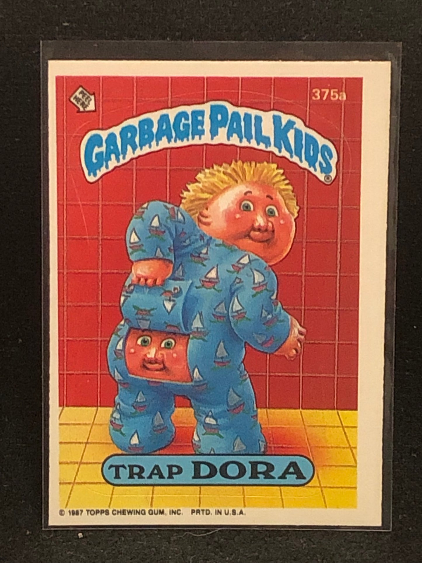 Garbage Pail Kids Original Series 9 (os9) 375a Trap Dora