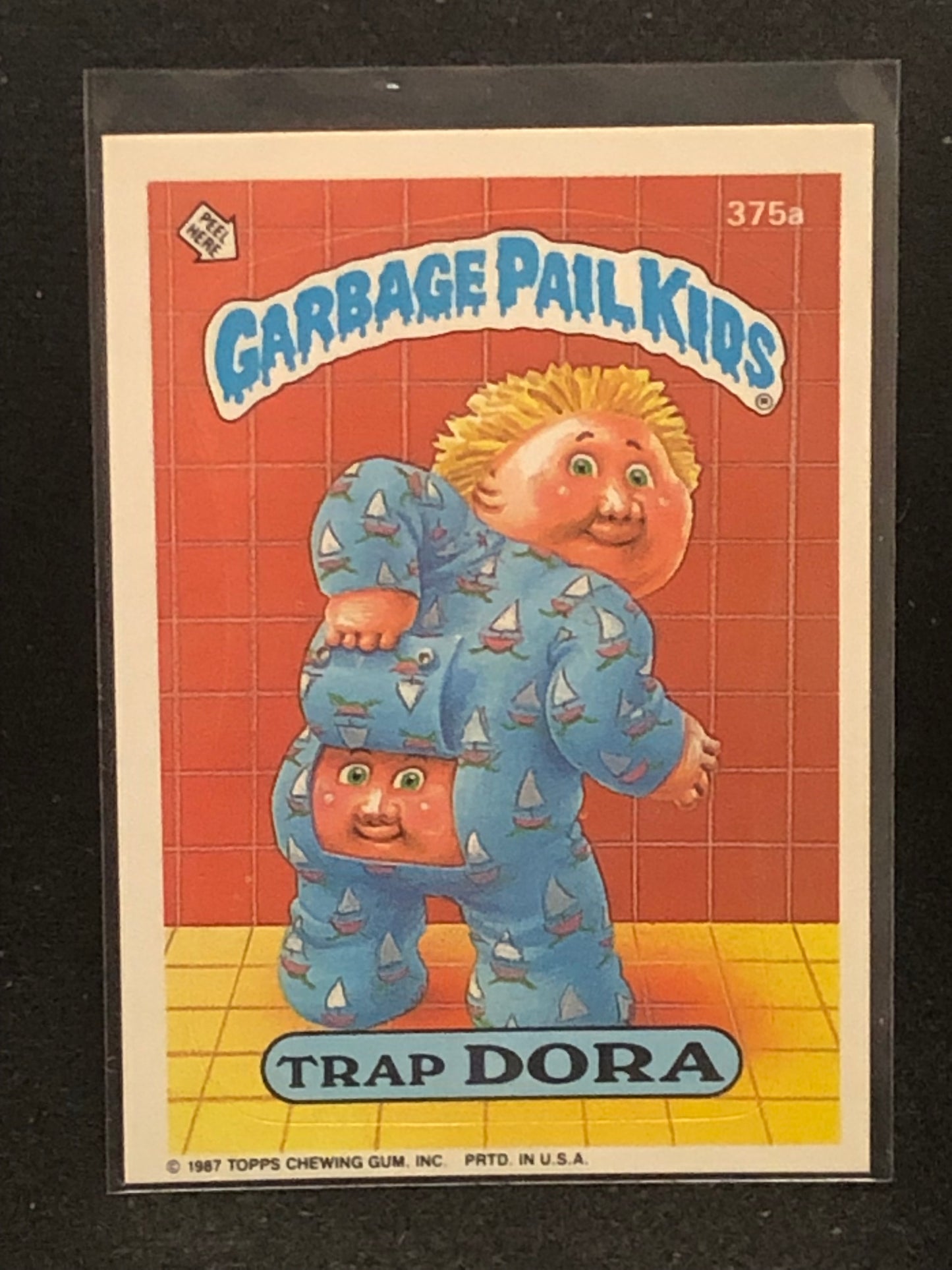 Garbage Pail Kids Original Series 9 (os9) 375a Trap Dora