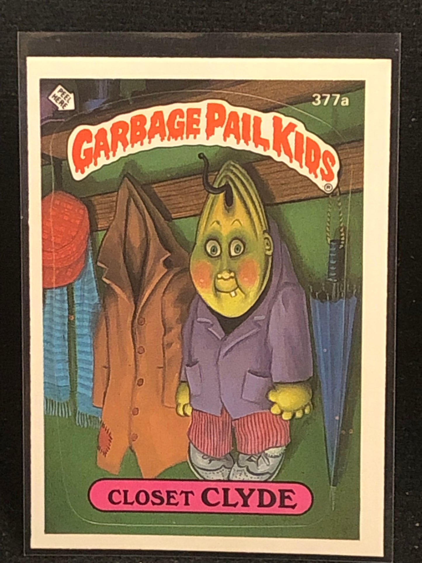 Garbage Pail Kids Original Series 9 (os9) 377a Closet Clyde