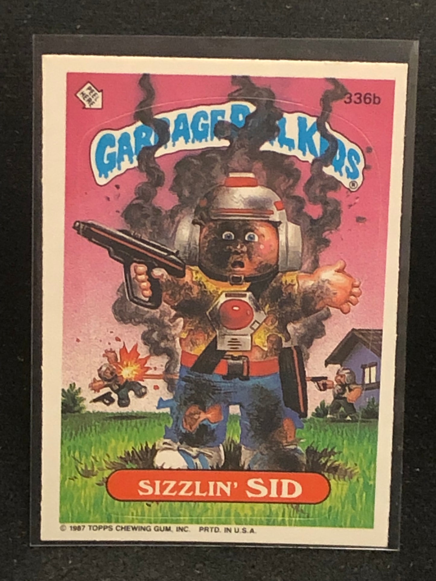 Garbage Pail Kids Original Series 9 (os9) 336b Sizzlin Sid