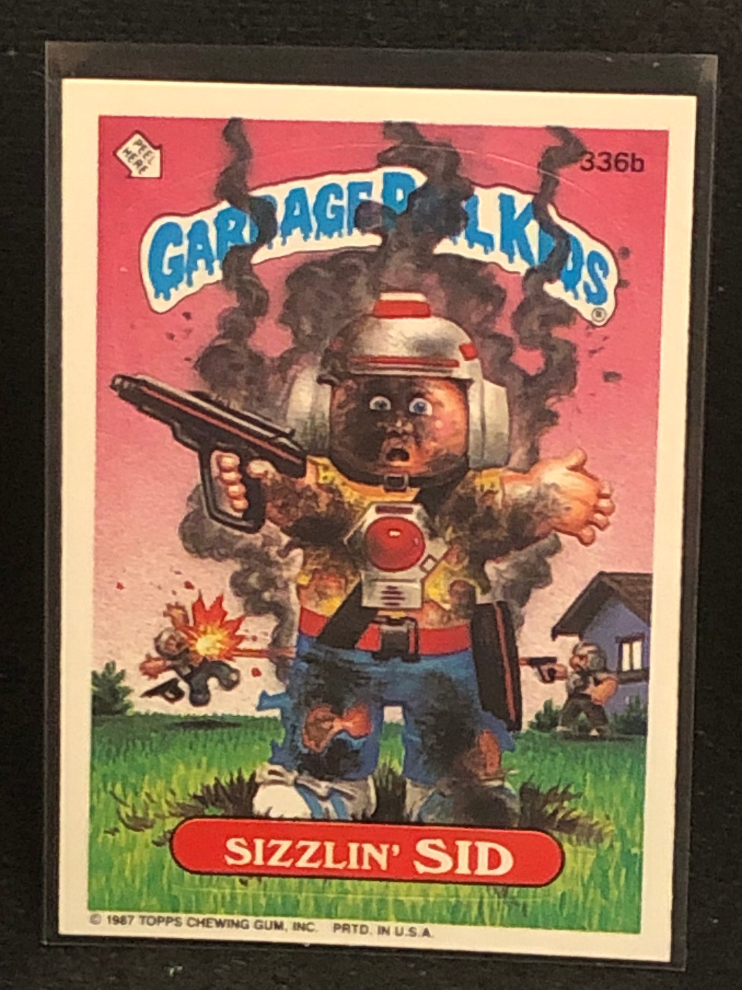 Garbage Pail Kids Original Series 9 (os9) 336b Sizzlin Sid