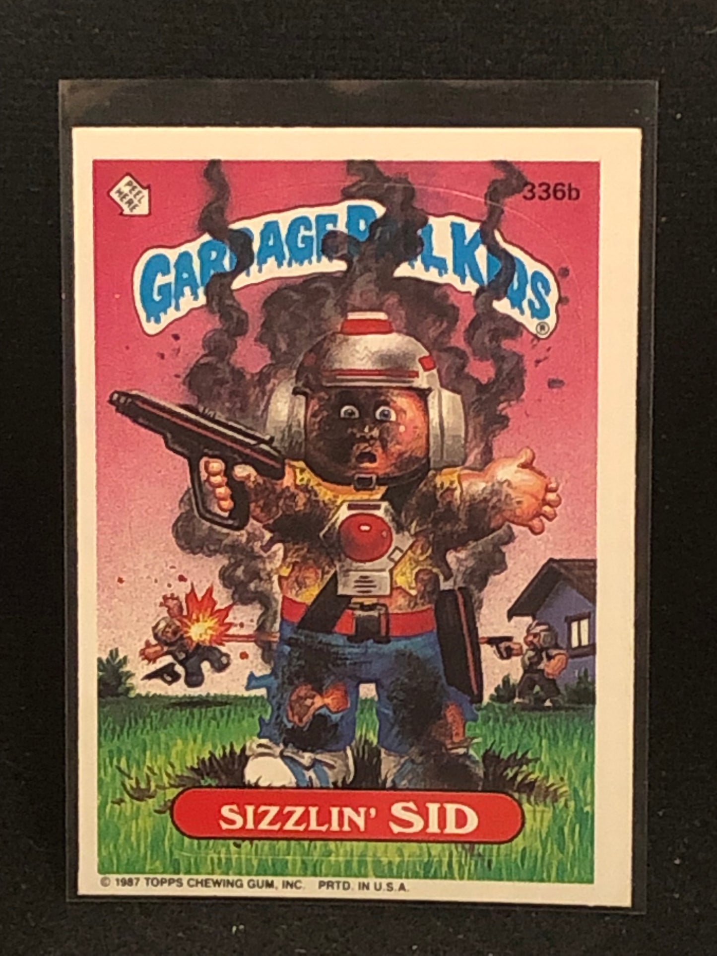 Garbage Pail Kids Original Series 9 (os9) 336b Sizzlin Sid