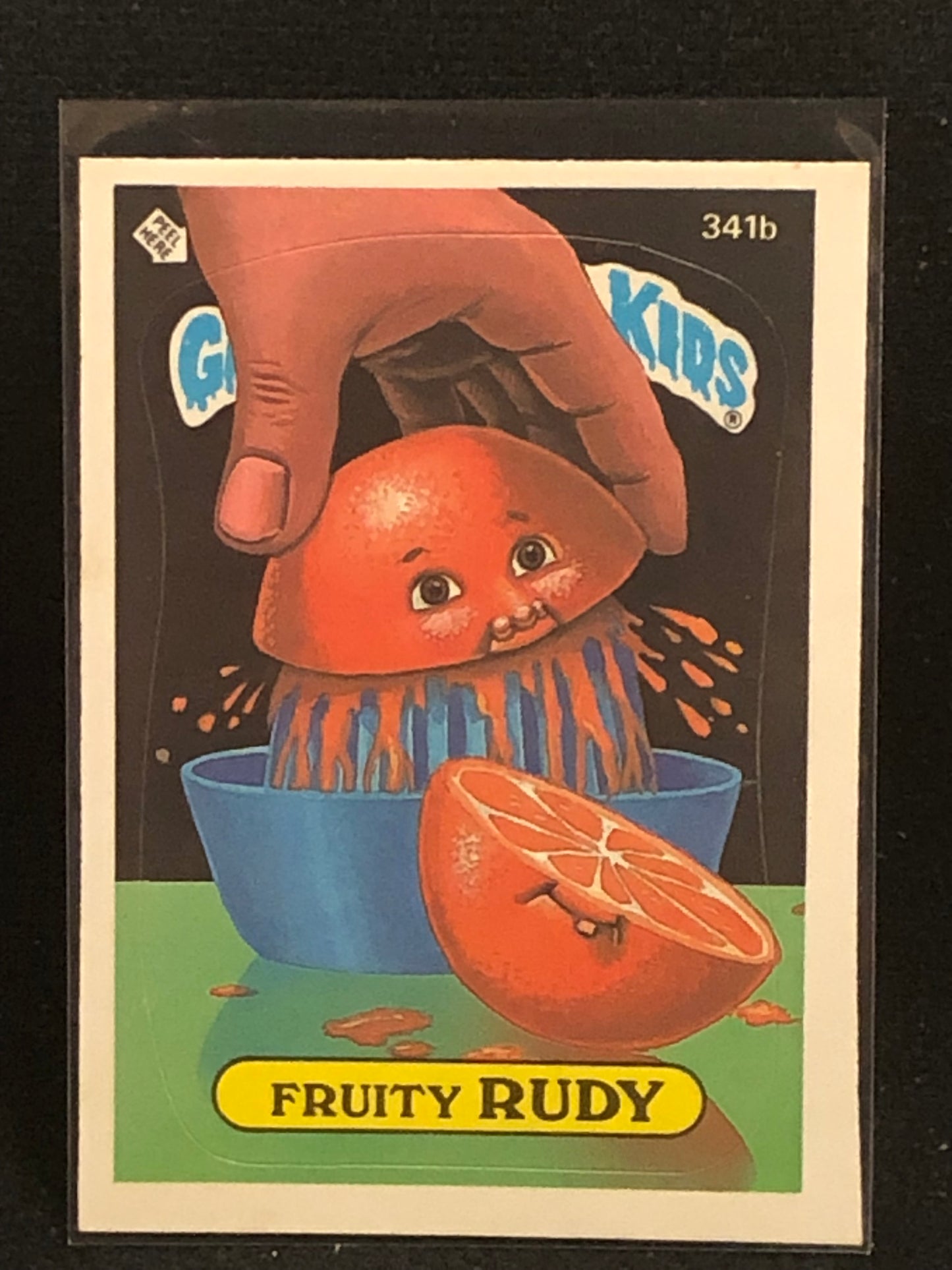 Garbage Pail Kids Original Series 9 (os9) 341b Fruity Rudy