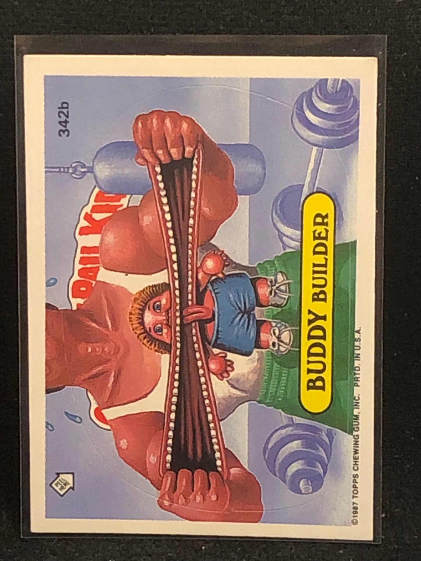 Garbage Pail Kids Original Series 9 (os9) 342b Buddy Builder