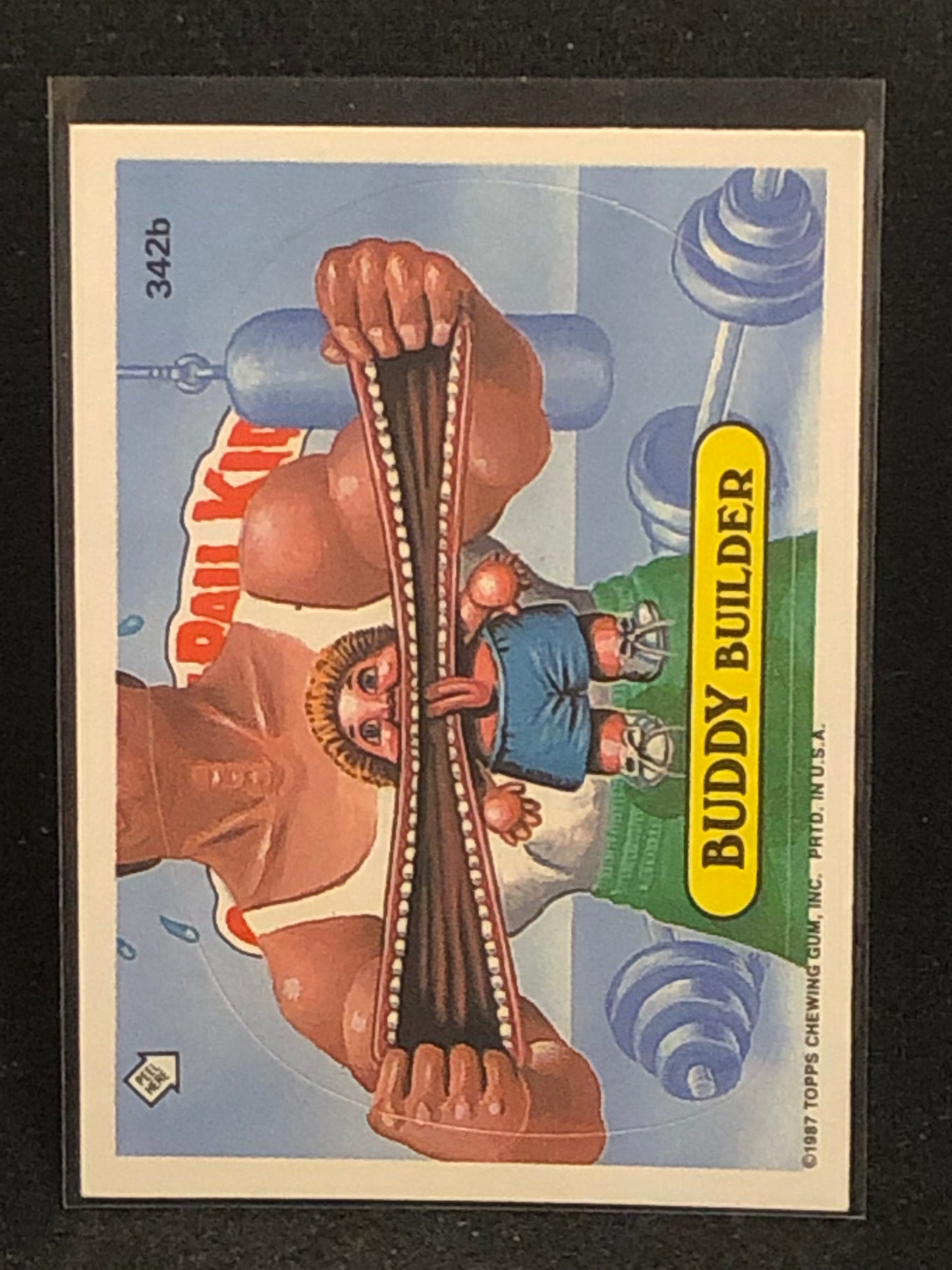 Garbage Pail Kids Original Series 9 (os9) 342b Buddy Builder