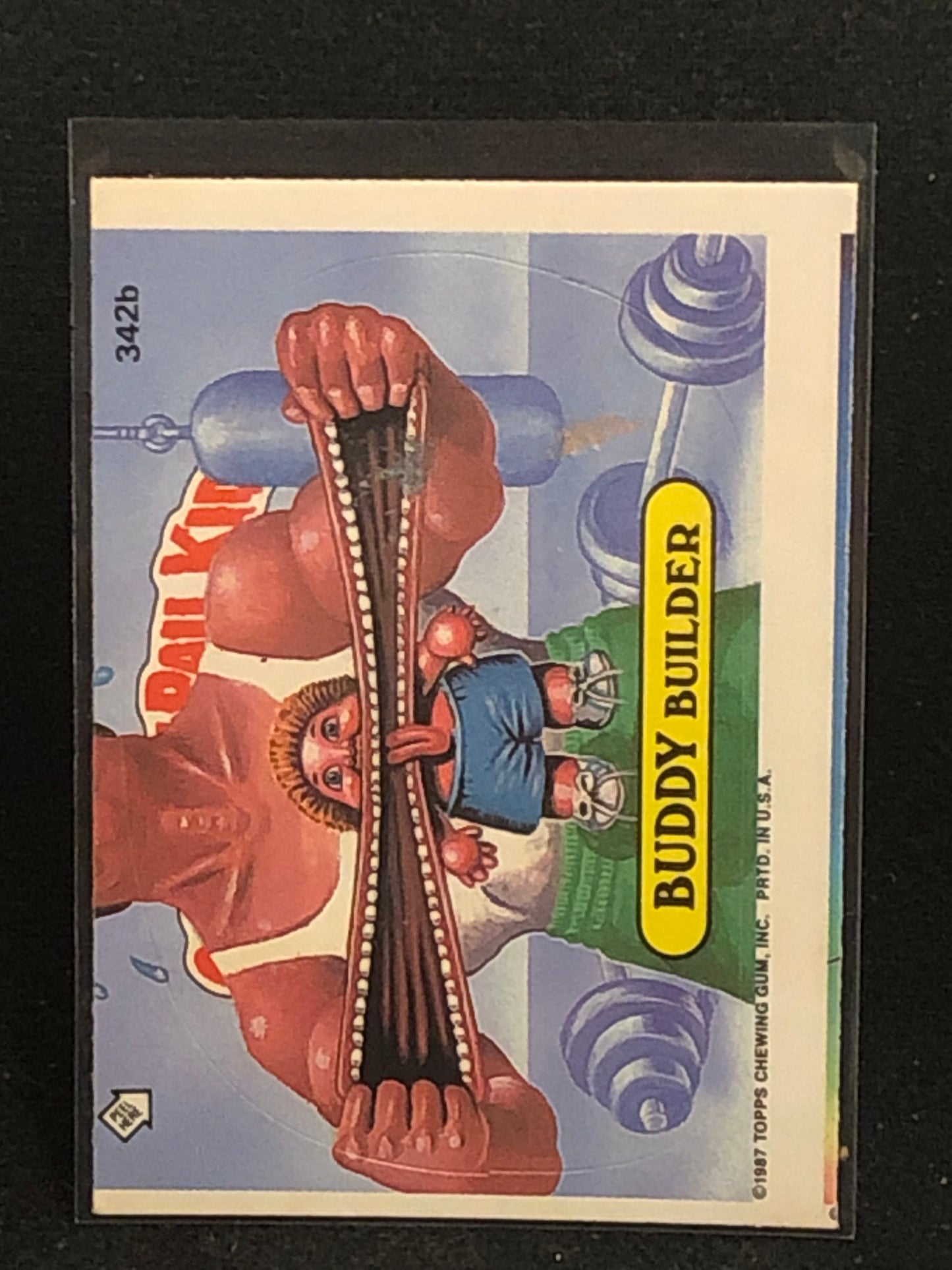 Garbage Pail Kids Original Series 9 (os9) 342b Buddy Builder