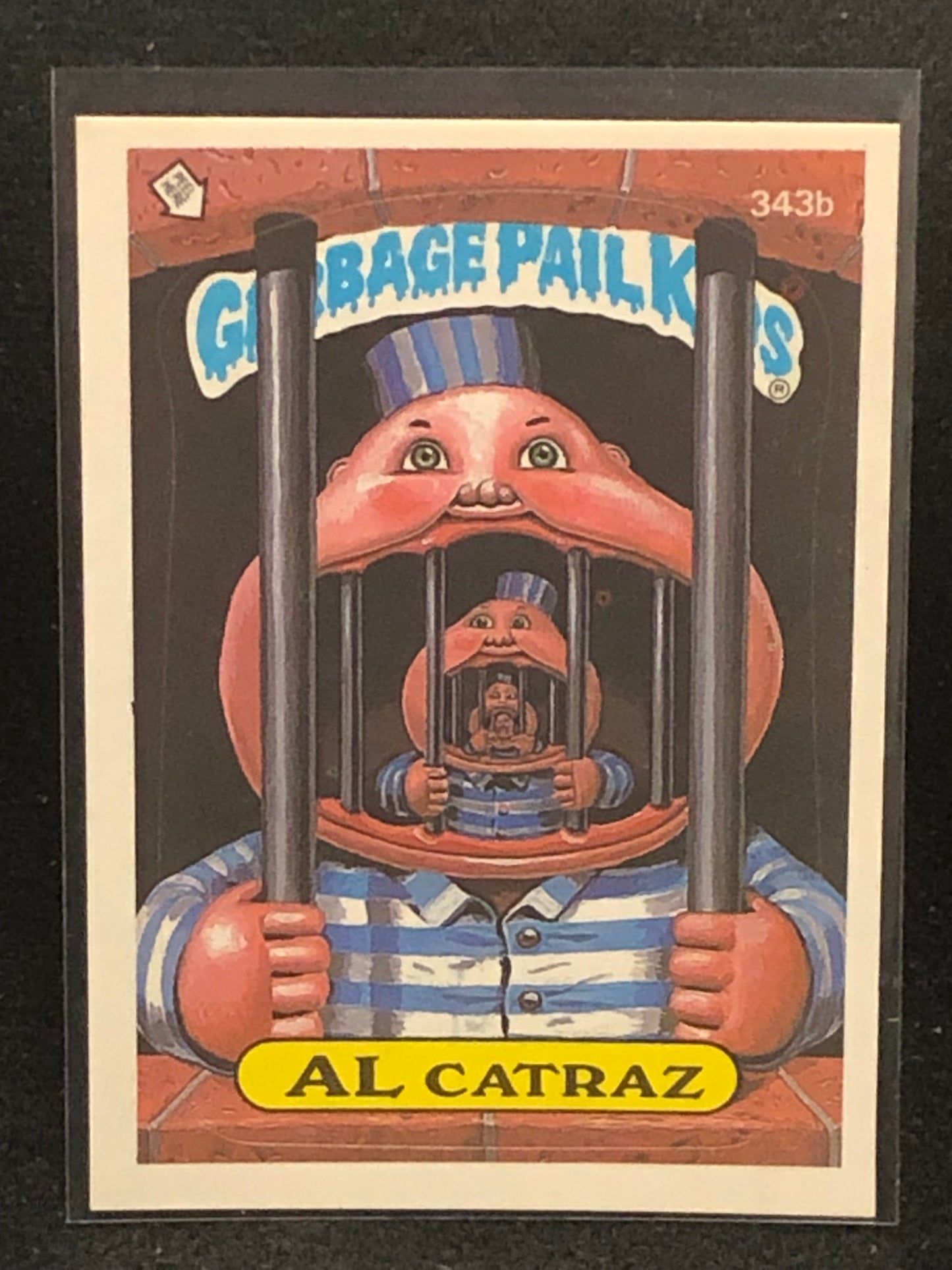 Garbage Pail Kids Original Series 9 (os9) 343b Al Catraz