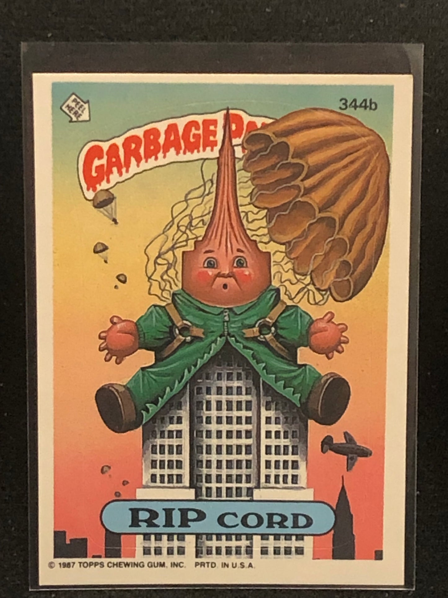 Garbage Pail Kids Original Series 9 (os9) 344b Rip Cord