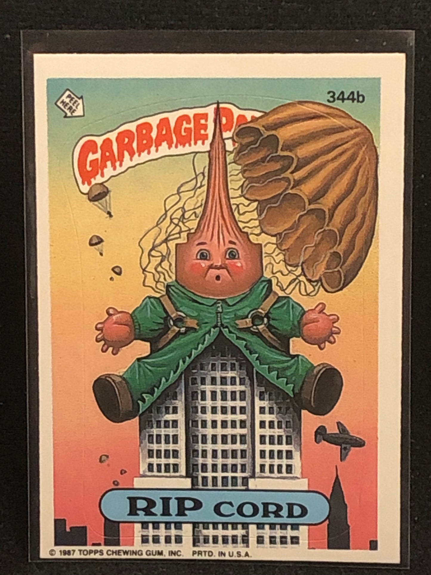 Garbage Pail Kids Original Series 9 (os9) 344b Rip Cord