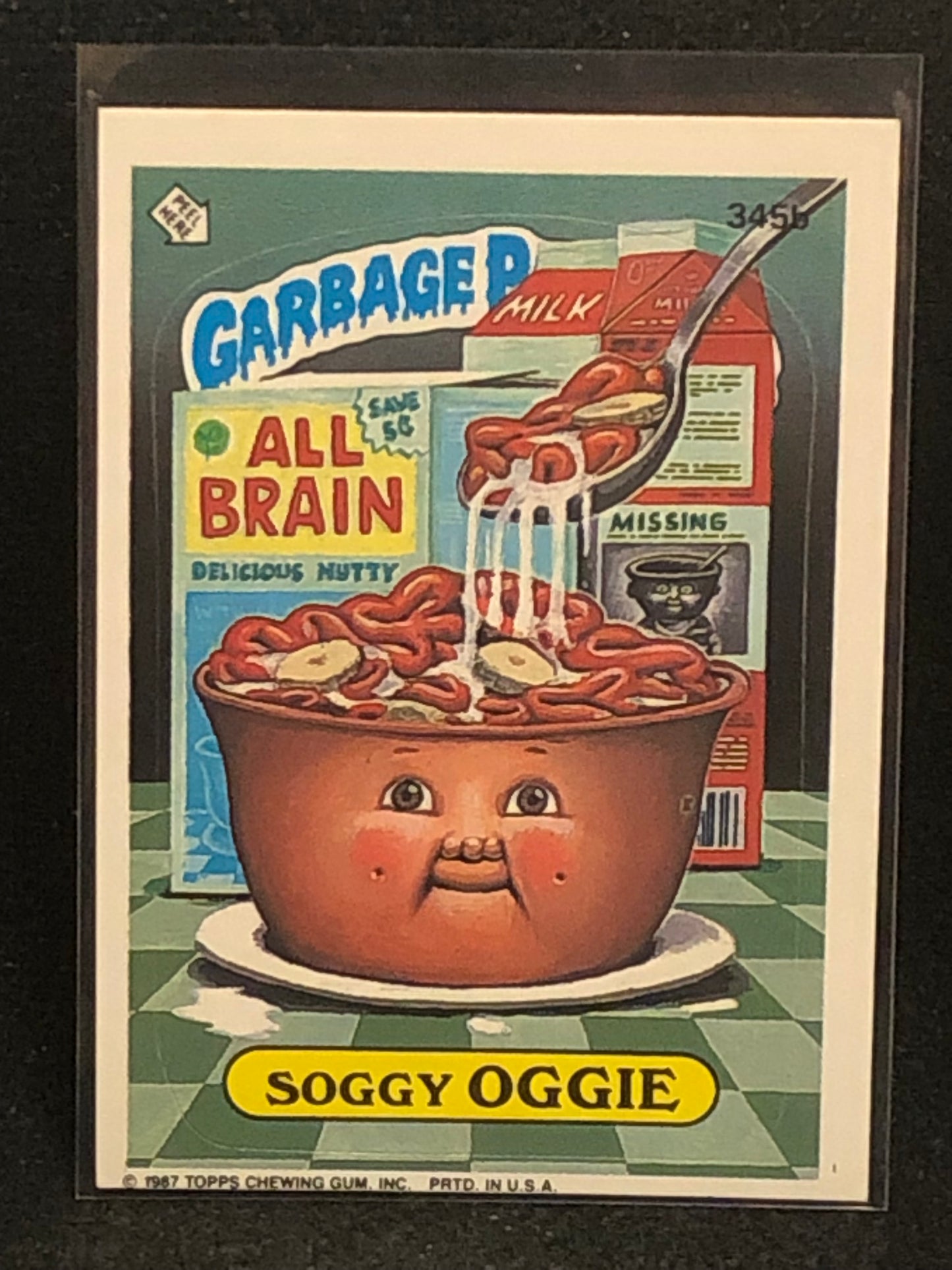 Garbage Pail Kids Original Series 9 (os9) 345b Soggy Oggie