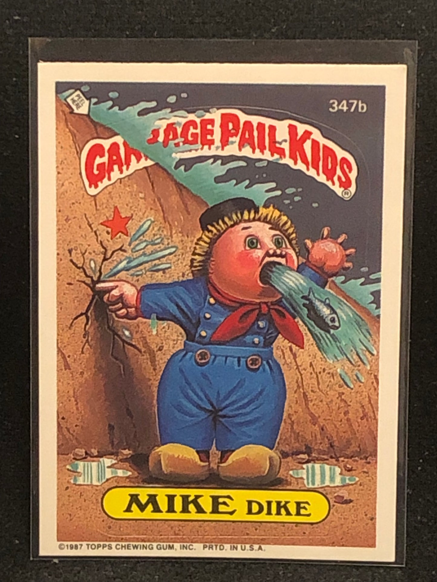 Garbage Pail Kids Original Series 9 (os9) 347b Mike Dike