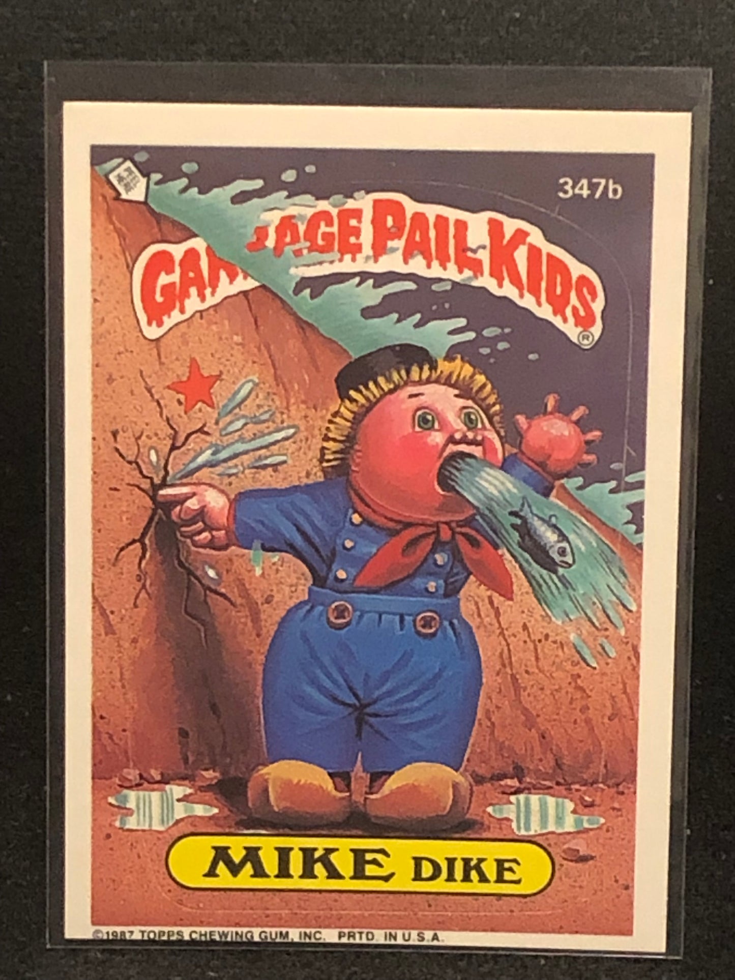 Garbage Pail Kids Original Series 9 (os9) 347b Mike Dike
