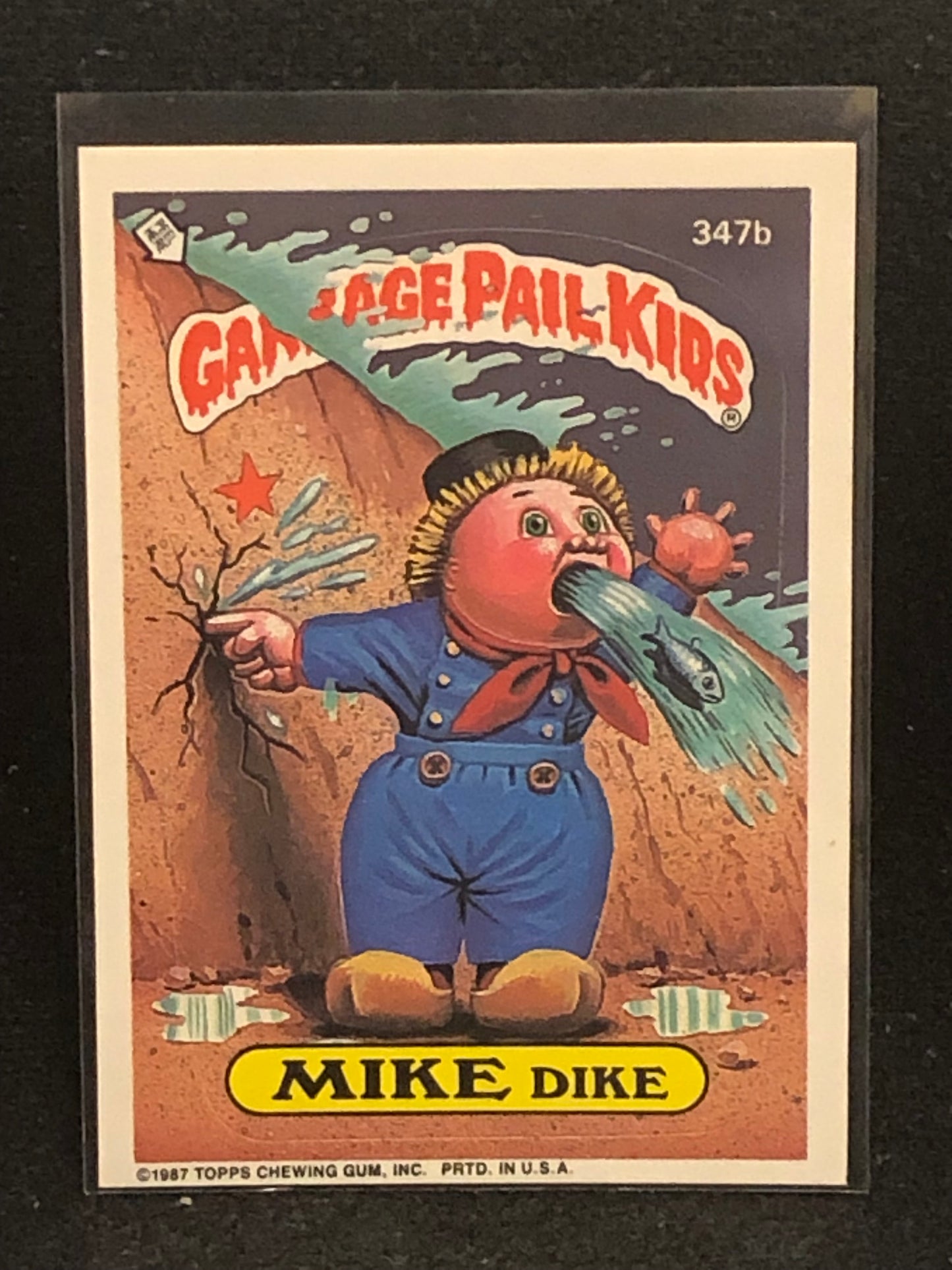 Garbage Pail Kids Original Series 9 (os9) 347b Mike Dike