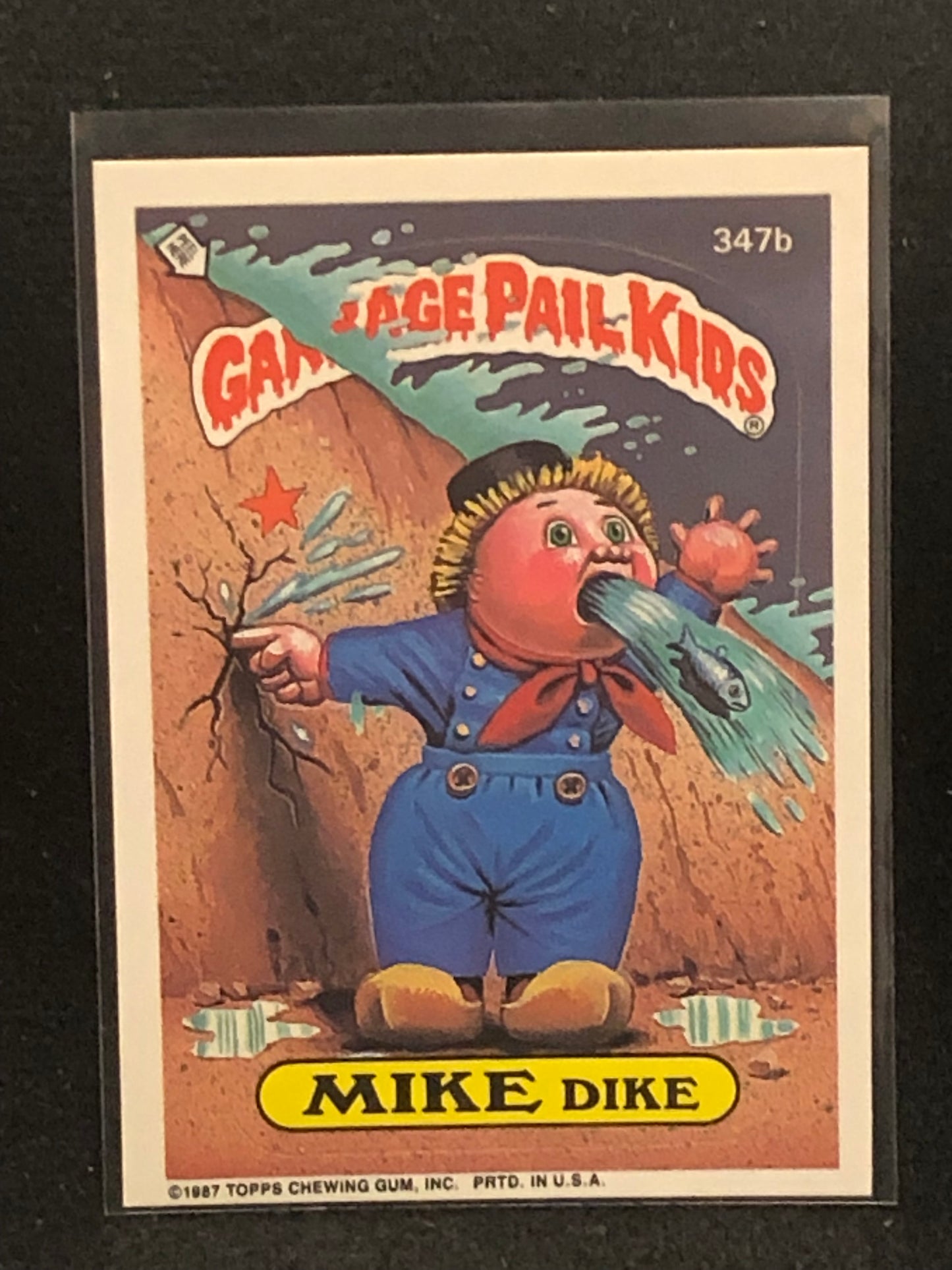 Garbage Pail Kids Original Series 9 (os9) 347b Mike Dike