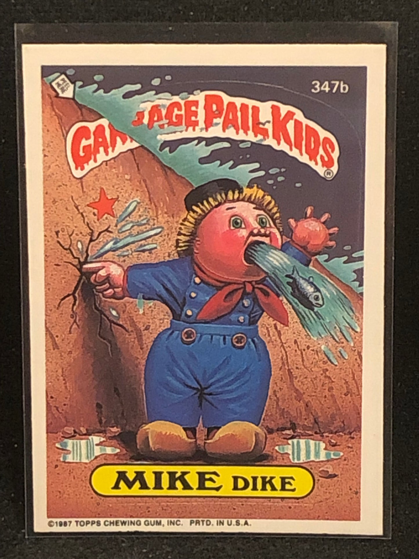 Garbage Pail Kids Original Series 9 (os9) 347b Mike Dike