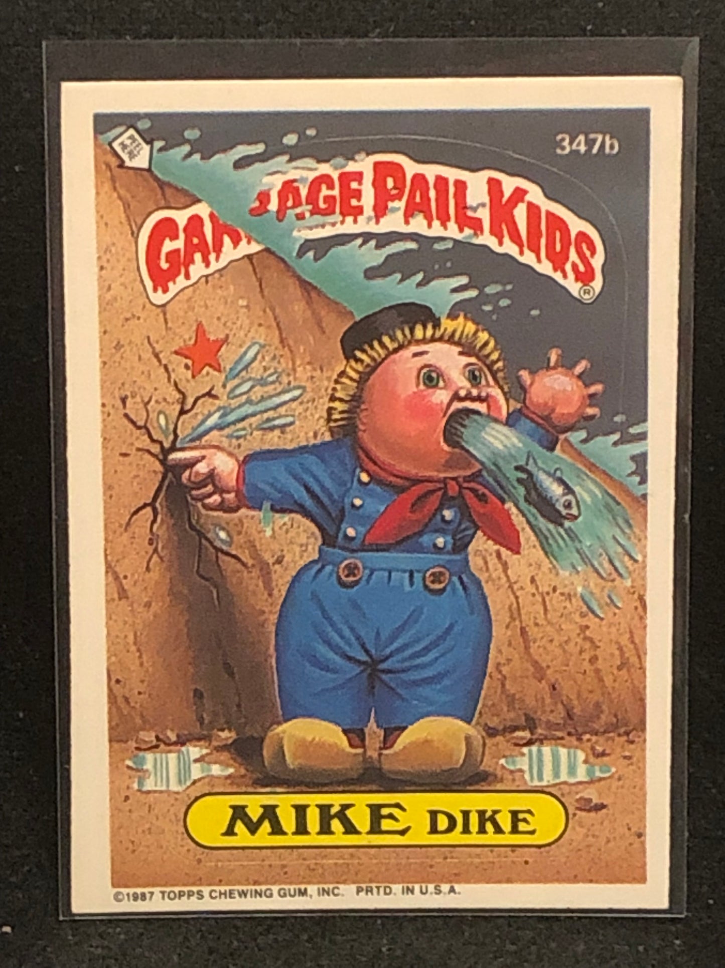 Garbage Pail Kids Original Series 9 (os9) 347b Mike Dike